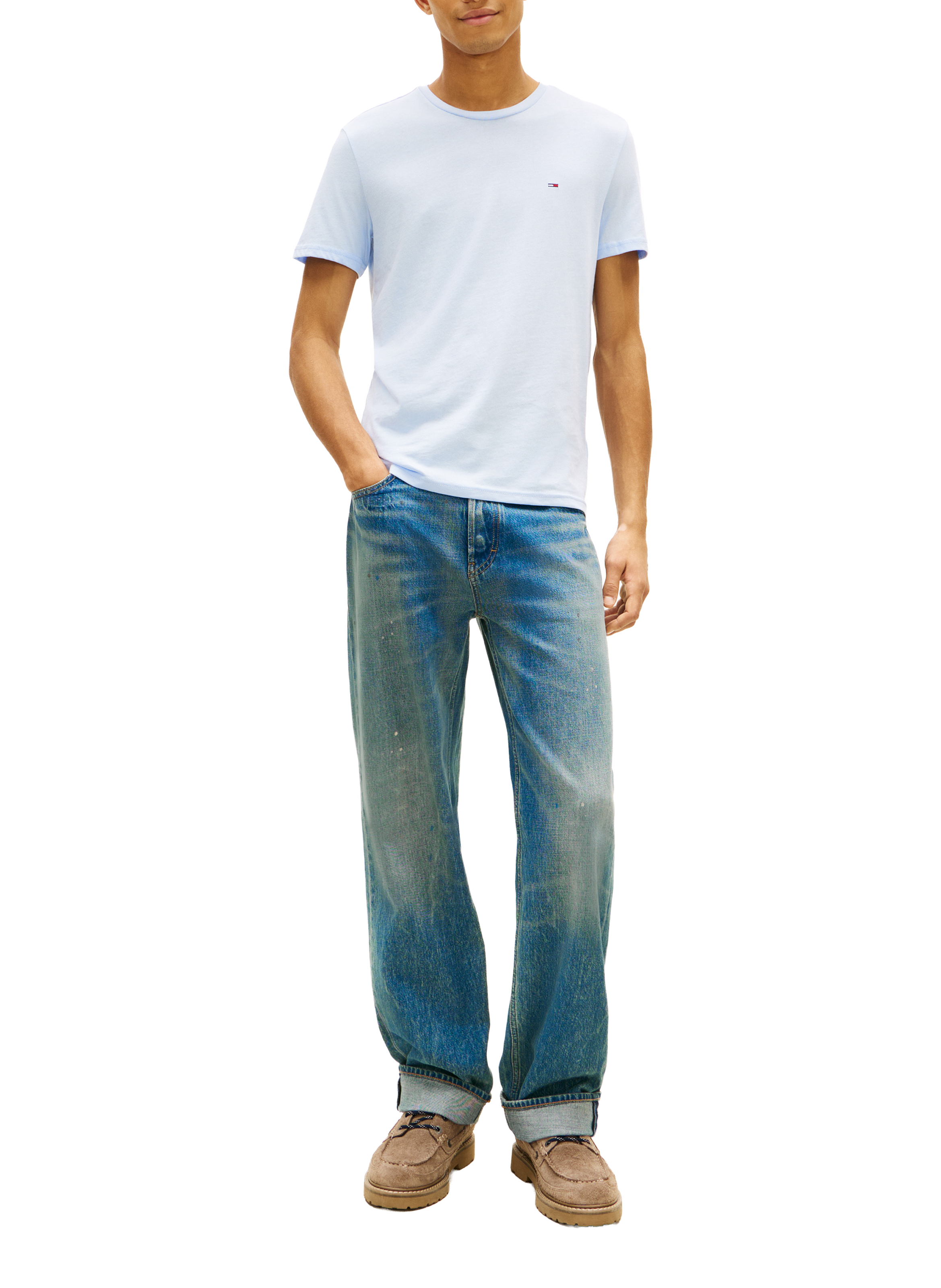 T-shirt à logo Bleu