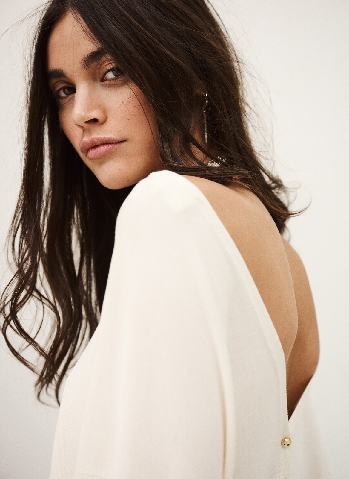 Pull col rond braha BA&SH Beige