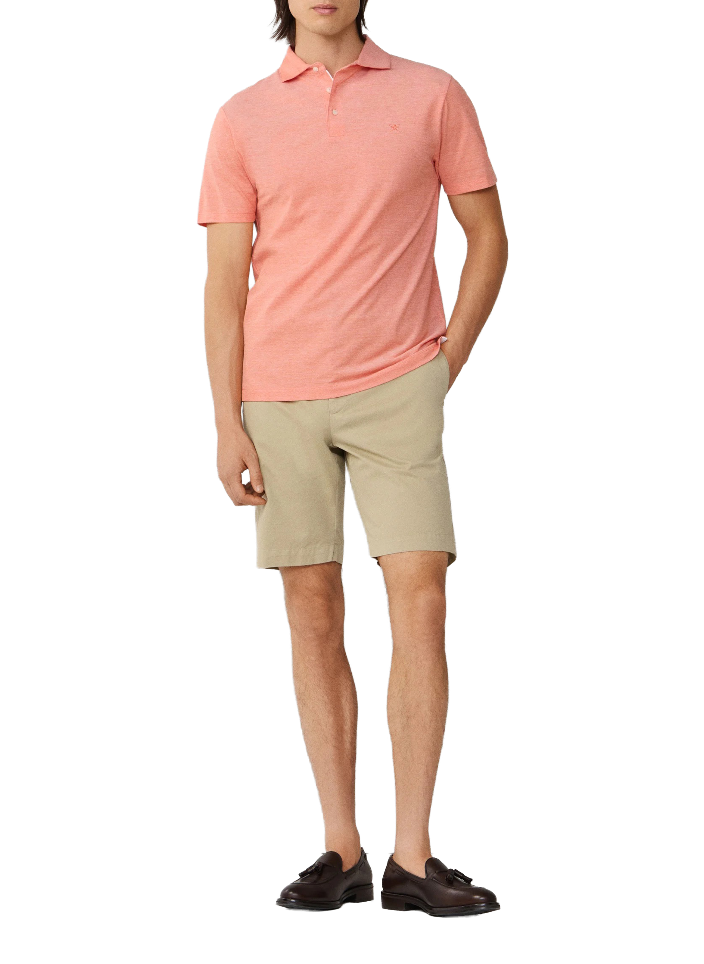 Bermuda droit en coton mélangé HACKETT Beige