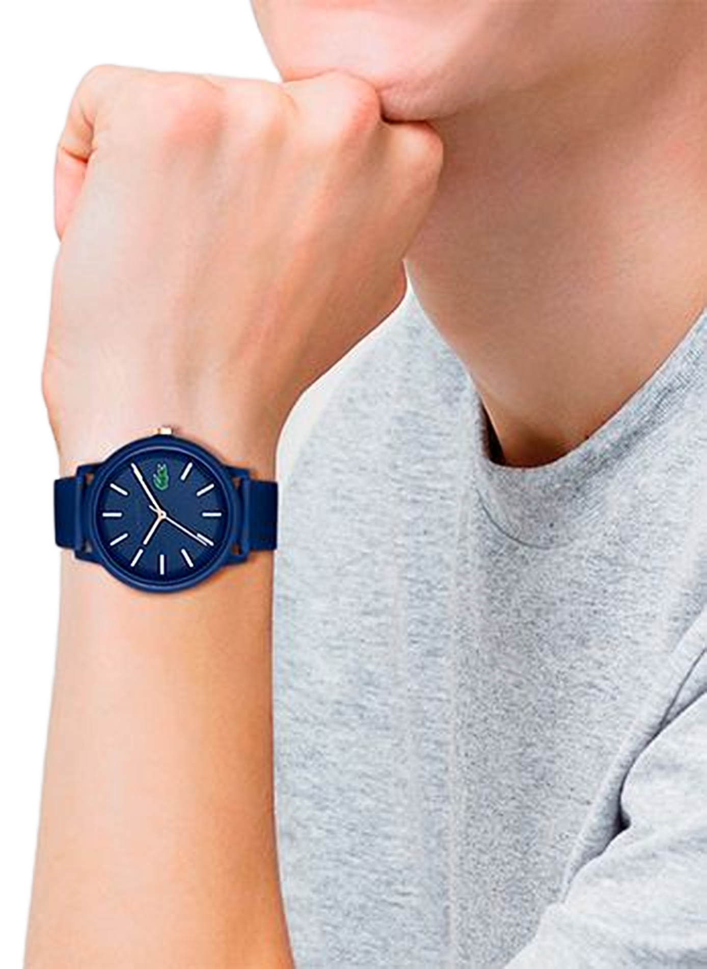 Montre quartz Lacoste 12.12. en silicone LACOSTE Argent