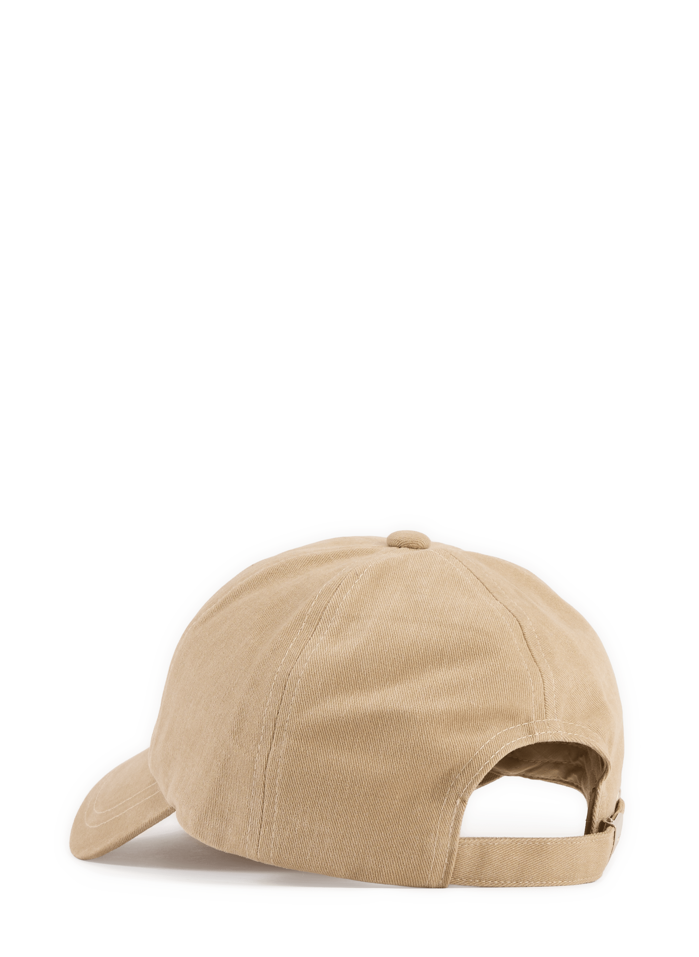 Embroidered cotton and canvas cap NN.07 Beige