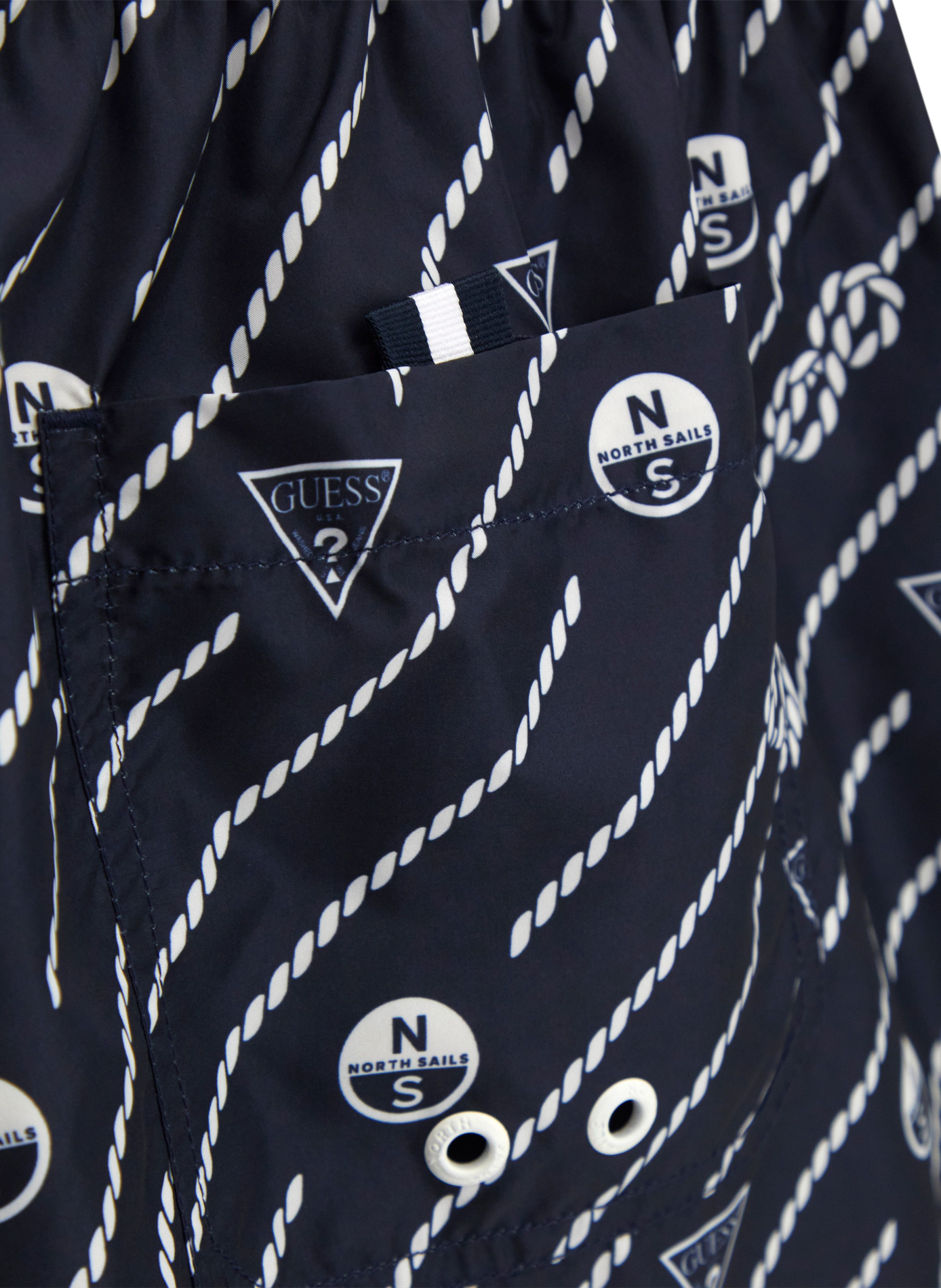 Logo swim shorts GUESS Blue