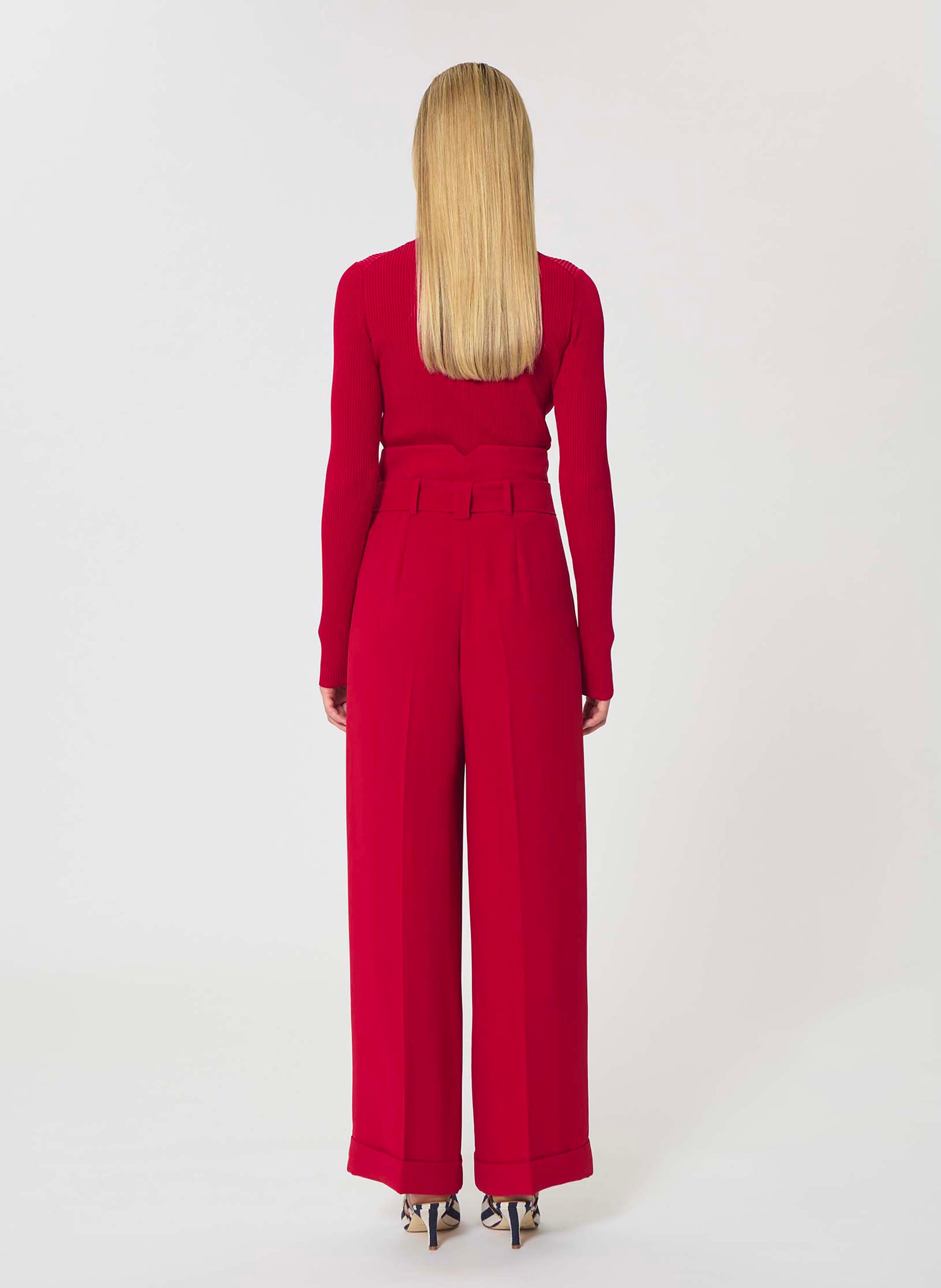 Pantalon pia TARA JARMON Rouge