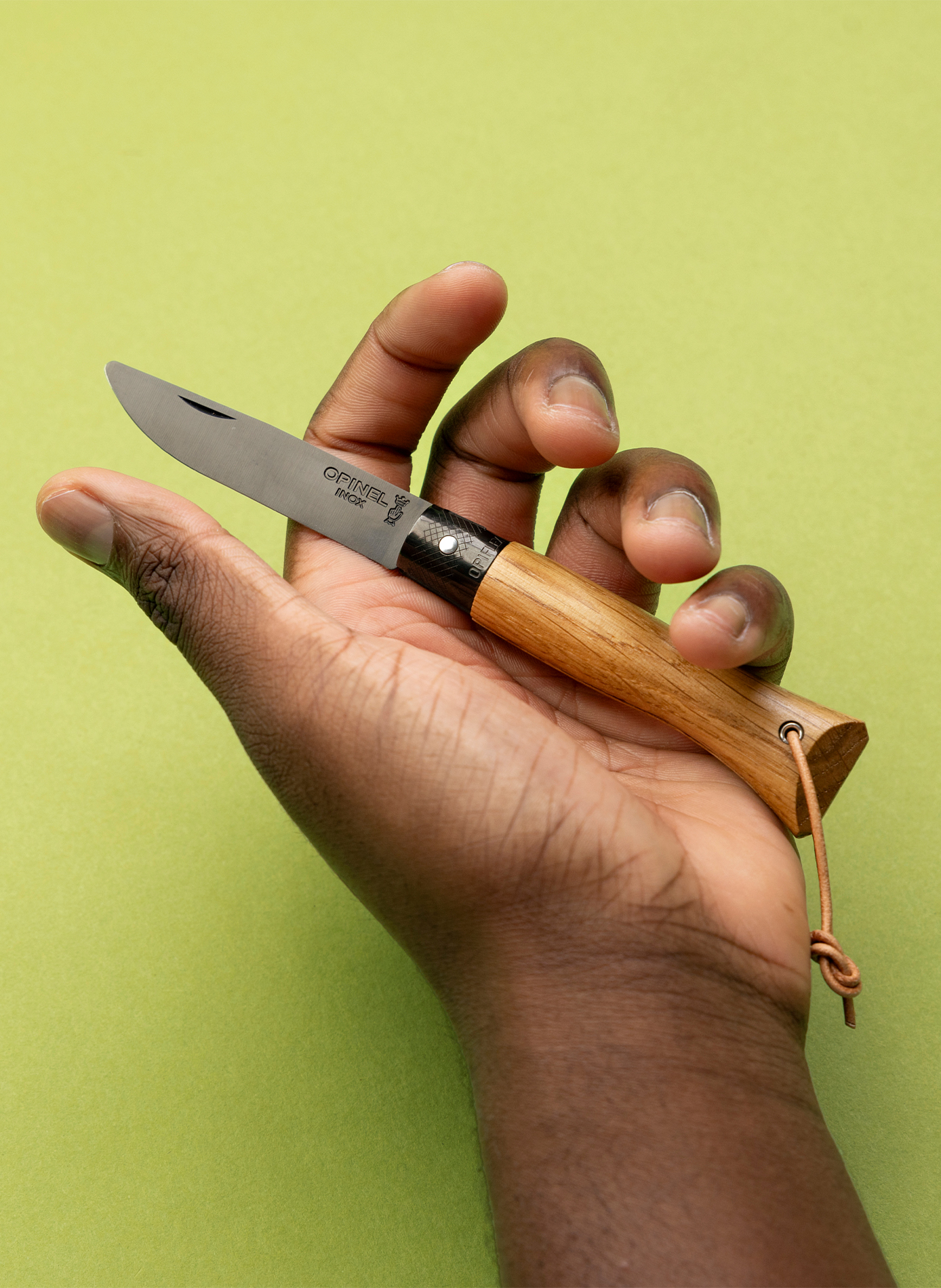 Taschenmesser aus Edelstahl OPINEL Braun