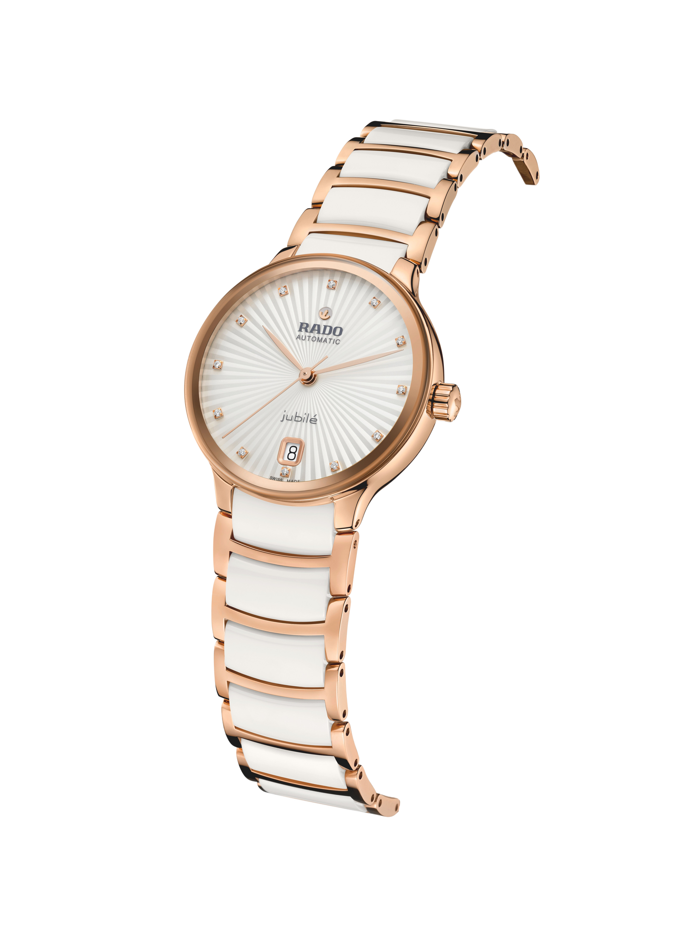 Montre automatique Centrix en céramique RADO Argent