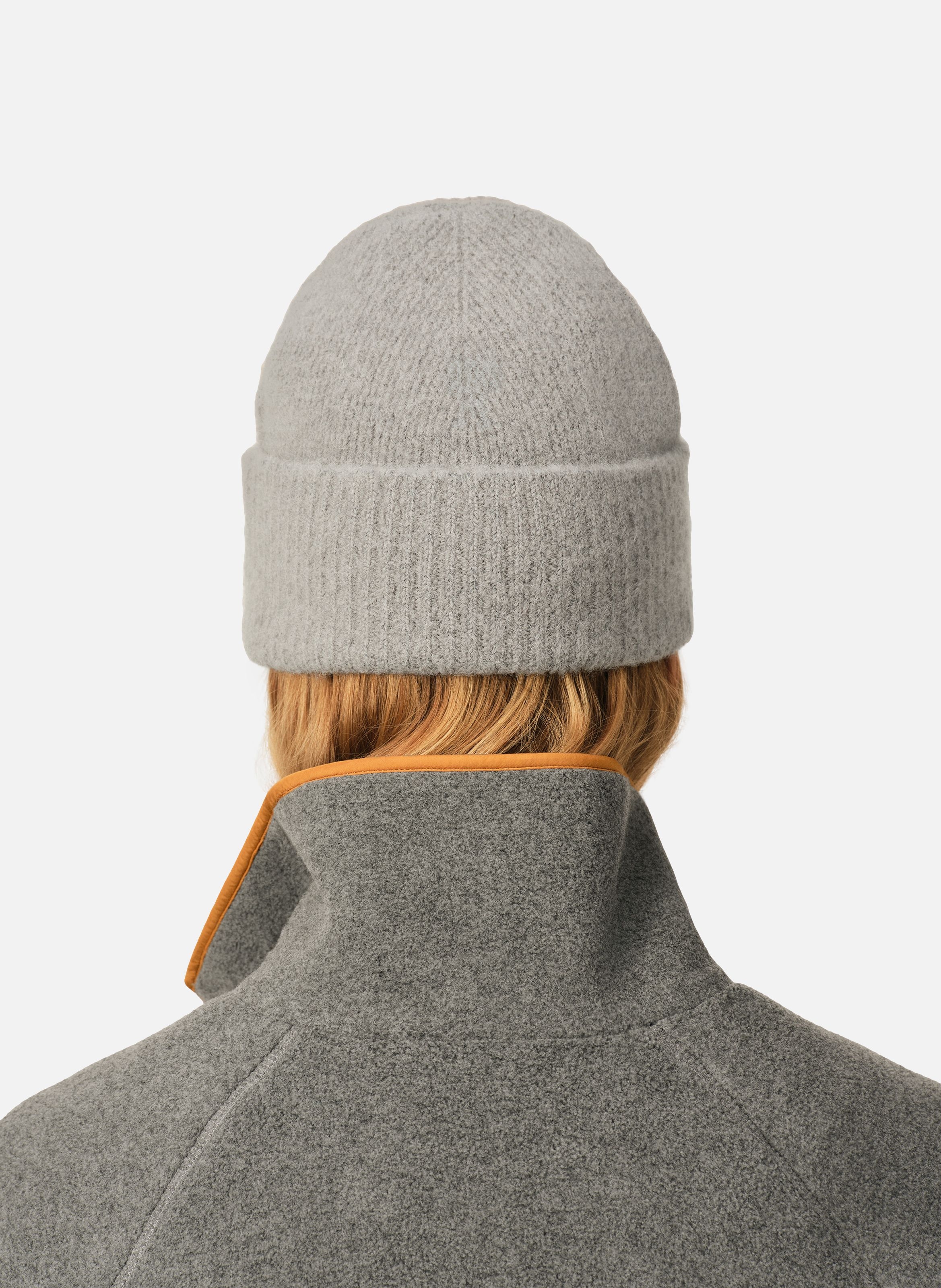 Bonnet unisexe en alpaga ami de coeur AMI PARIS Gris