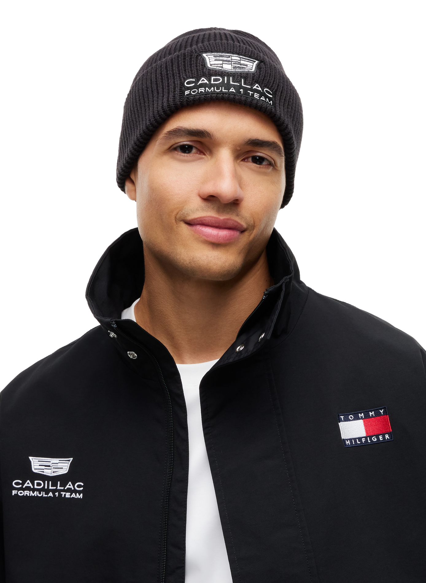 Kappe Cadillac Formula 1 Team aus Baumwolle TOMMY HILFIGER Schwarz