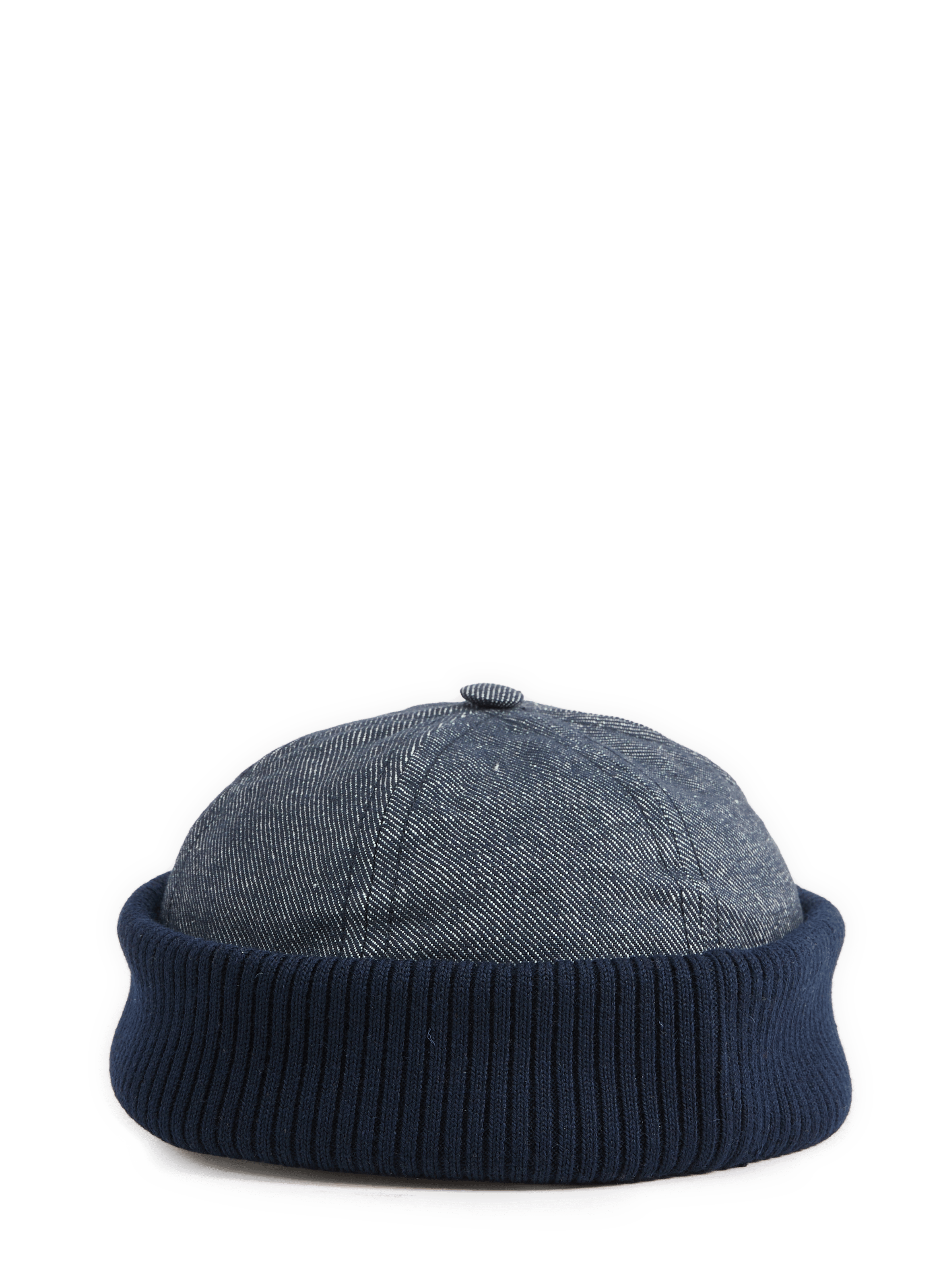 Cotton blend hat BETON CIRE Blue