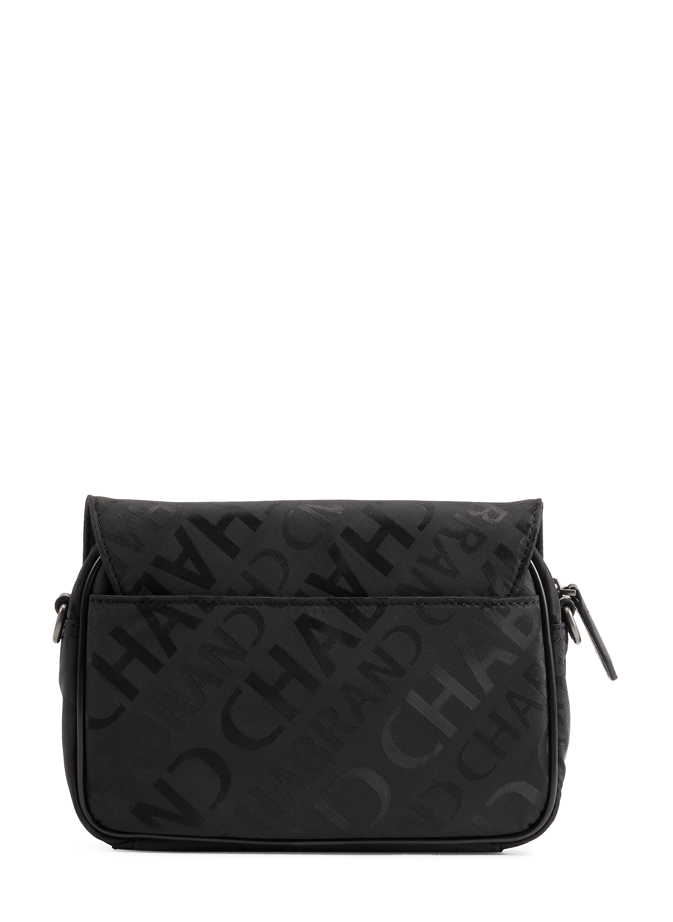 Solid color flap multi-pocket bag CHABRAND Black