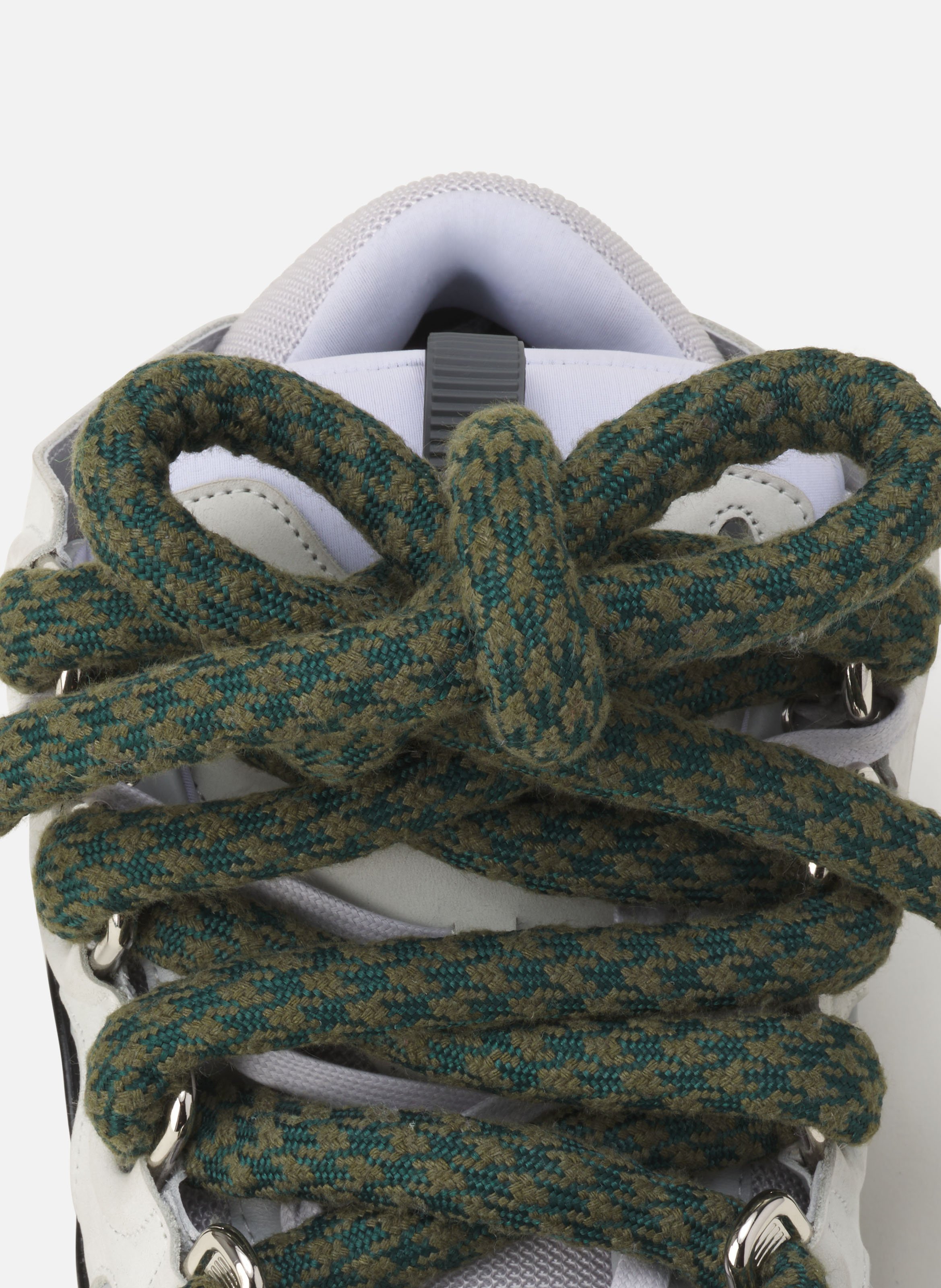 Sneakers curb snake en cuir LANVIN Gris