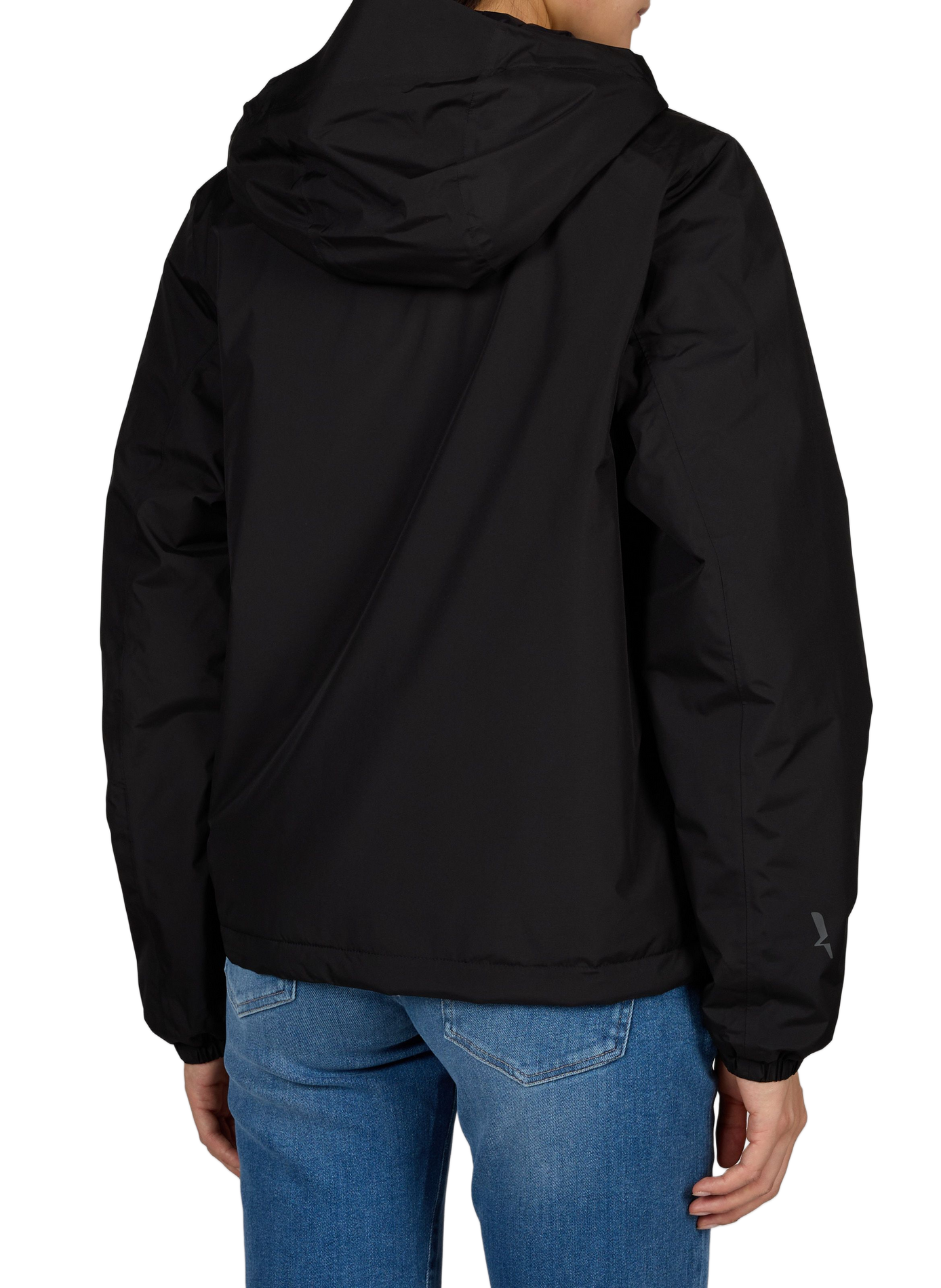 Hooded windproof jacket AIGLE Black