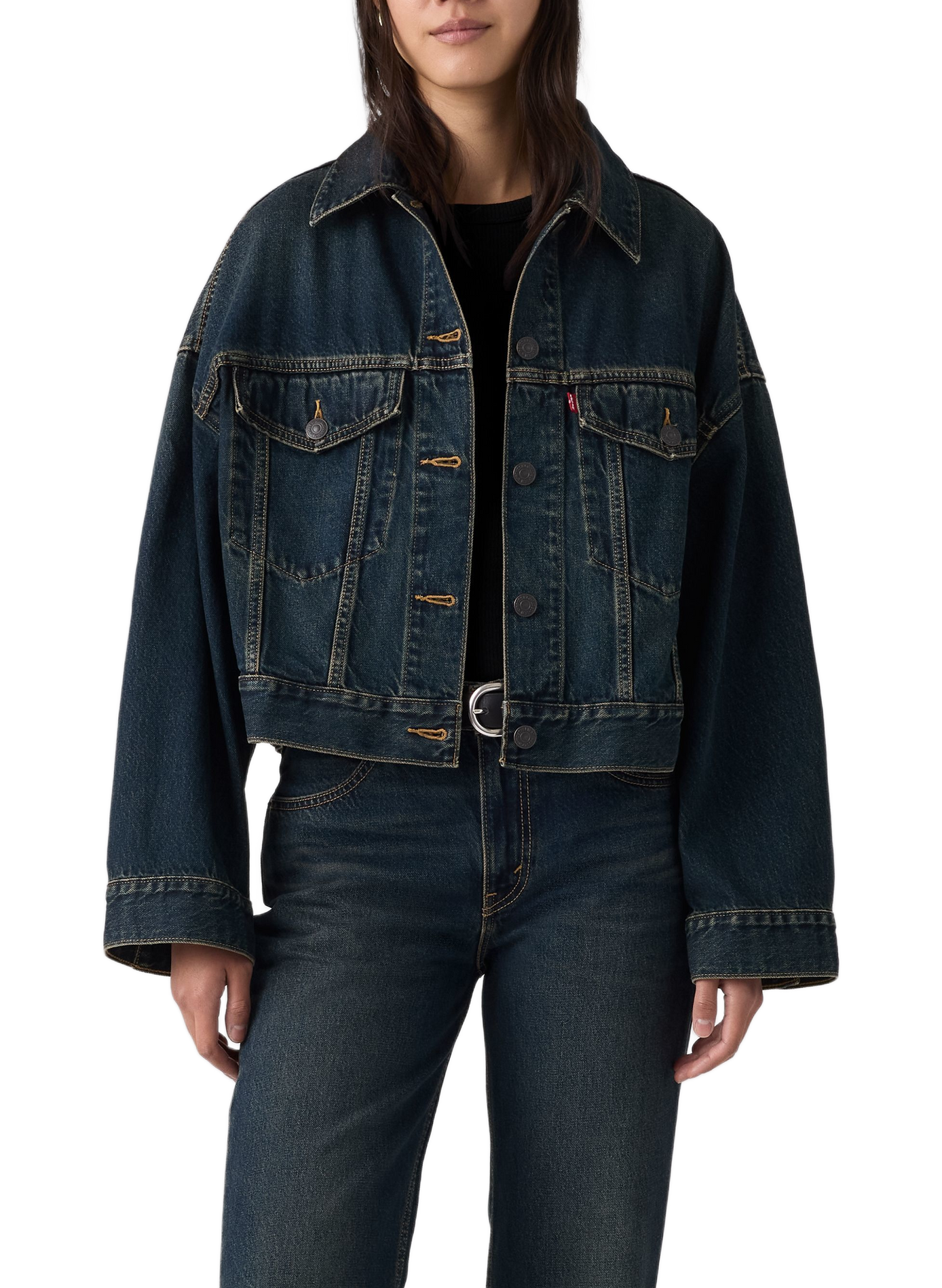 Jacke mit klassischem Baumwollkragen LEVI'S Blau