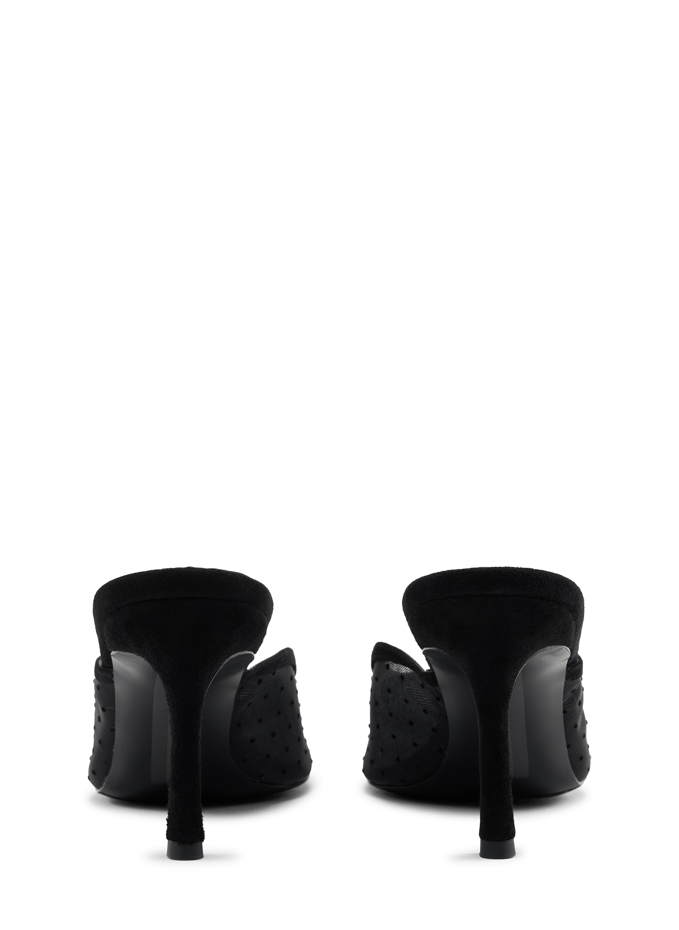 Margaux Mesh heeled mules in mesh SAM EDELMAN Black