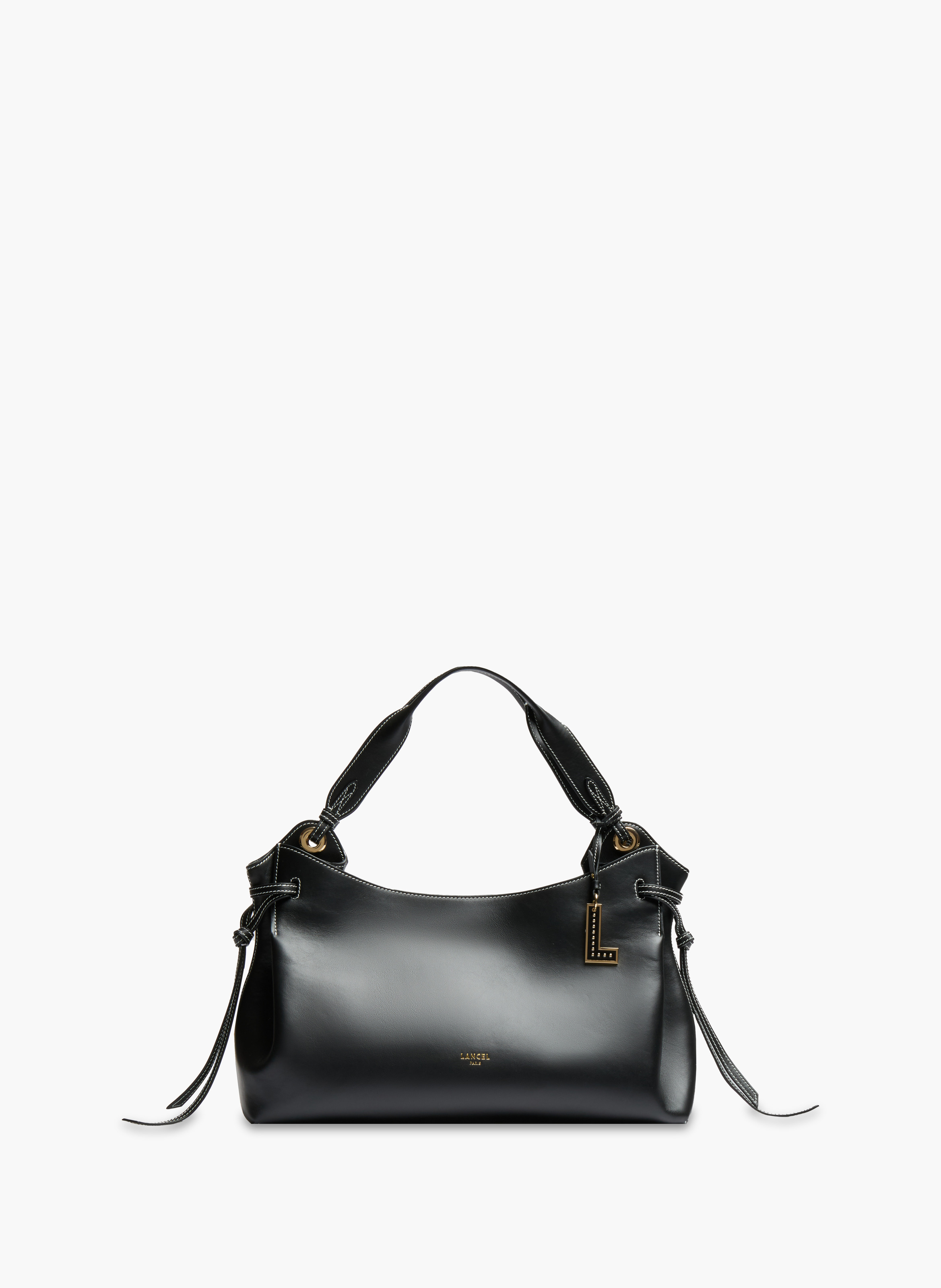 Sac carryall m swann de lancel en cuir LANCEL Noir