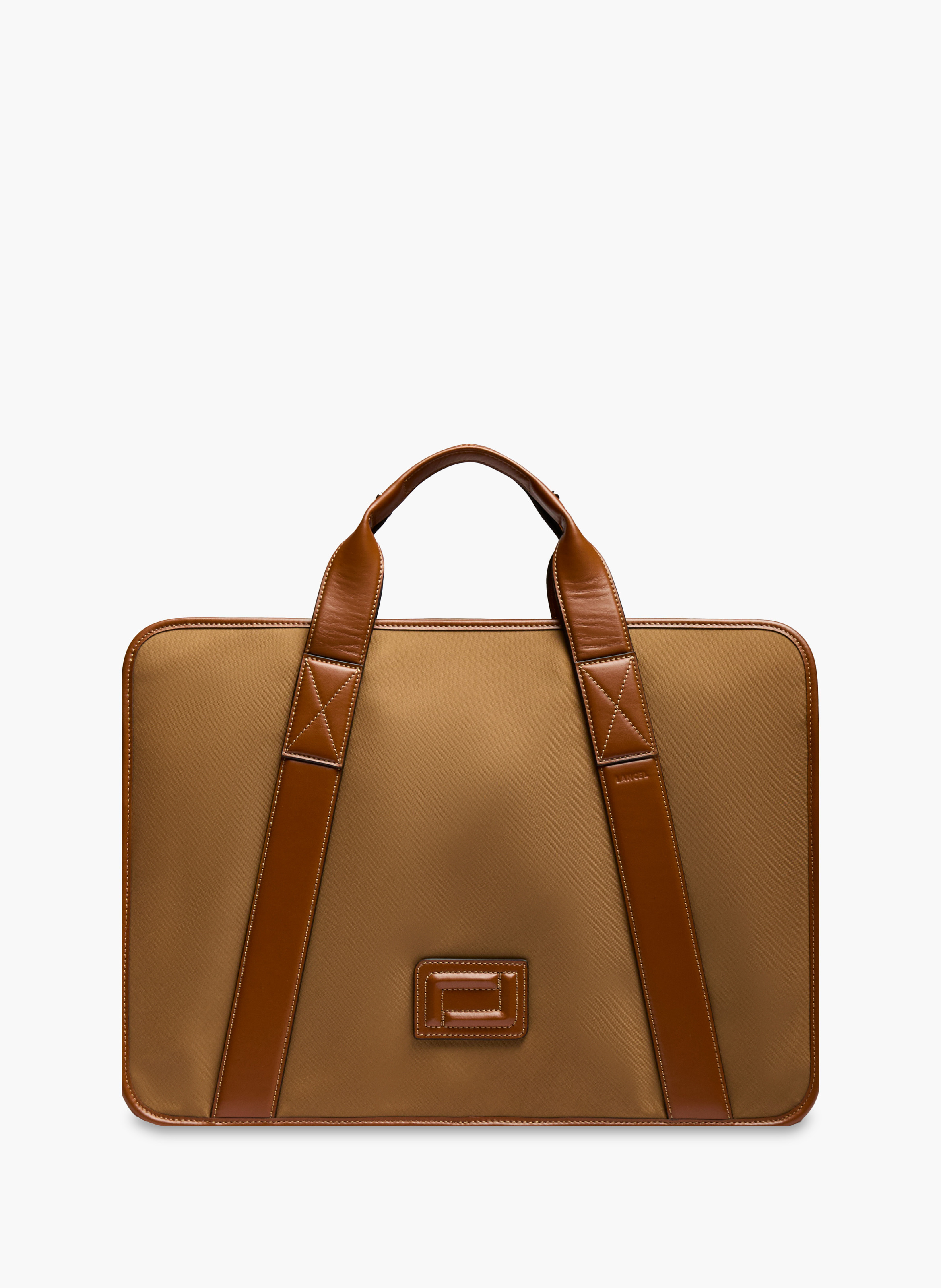 Sac weekend zippé 45 mistral de lancel en nylon LANCEL Beige