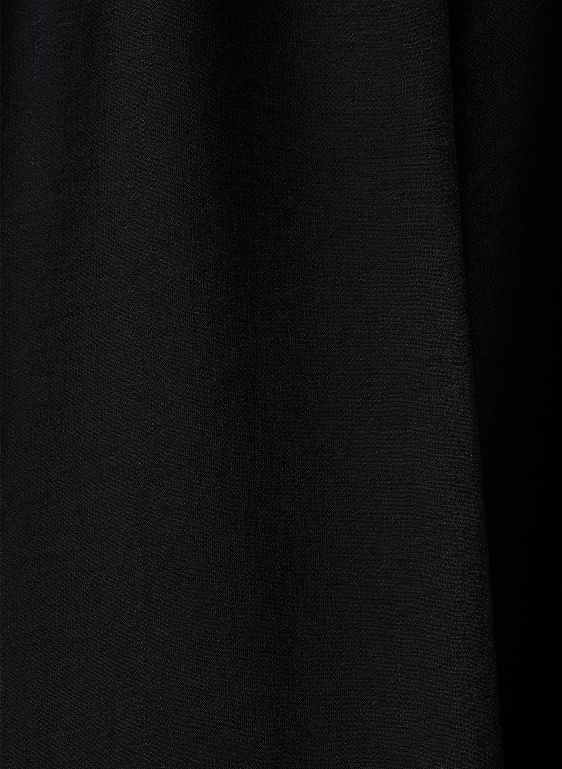 Lange soepelvallende jumpsuit LA FEE MARABOUTEE Zwart