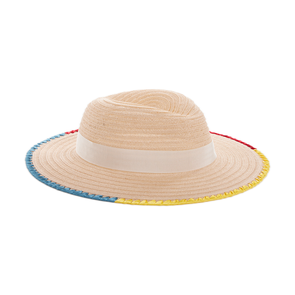 D'estree Christopher Straw Hat In Neutral