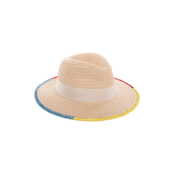 D'estree Christopher Straw Hat In Neutral