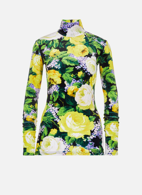 Floral print long-sleeved top MulticolorRICHARD QUINN 