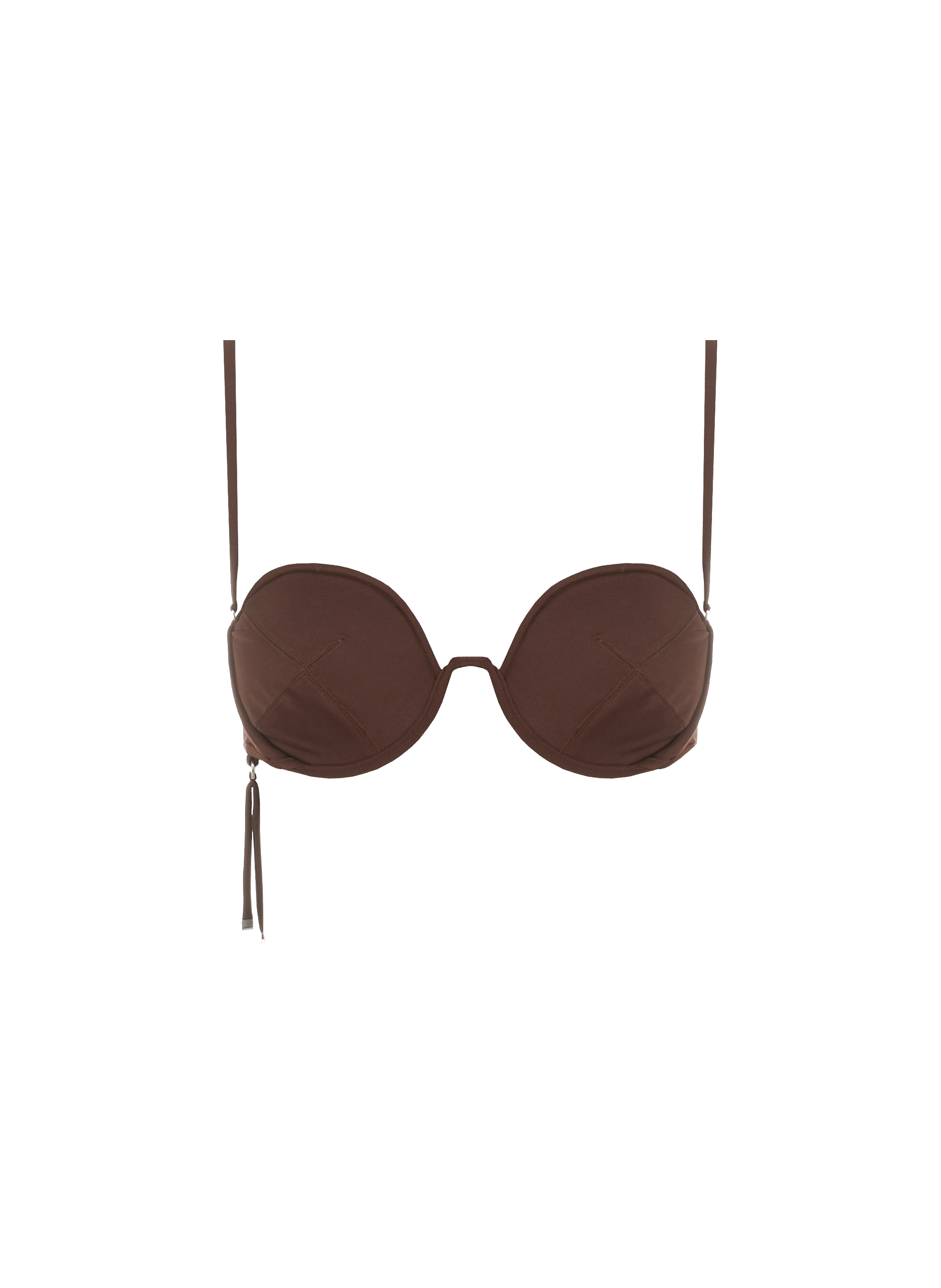 Jacquemus Brown Le Raphia 'le Haut De Maillot Aouro' Bikini Top
