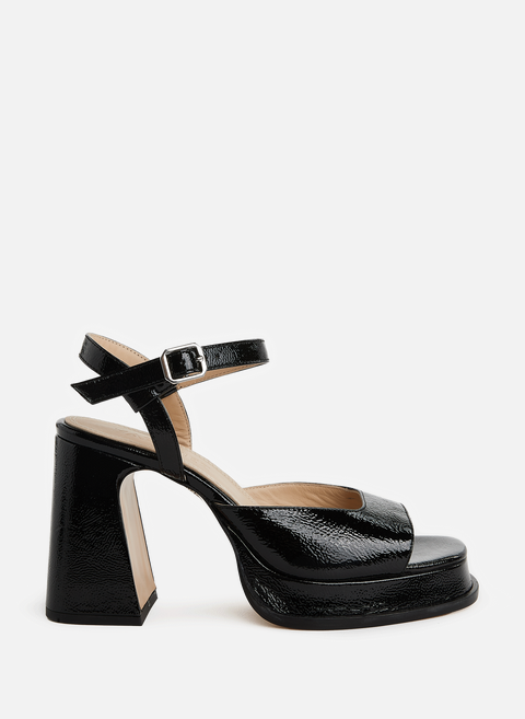 Gracia babies in Black leatherSOULIERS MARTINEZ 