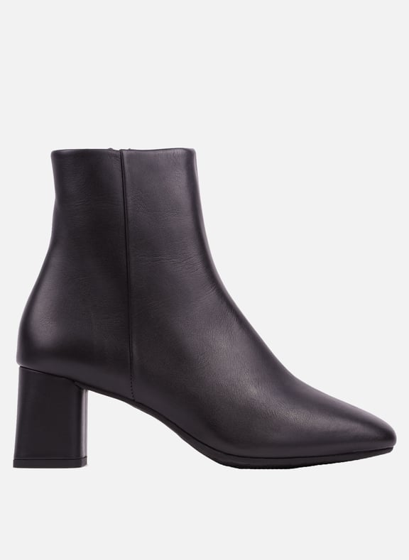 Bottines à talon en cuir phoebe Noir by REPETTO REPETTO Bottines à talon en cuir phoebe Noir