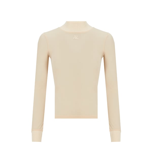 Top manches longues transparent