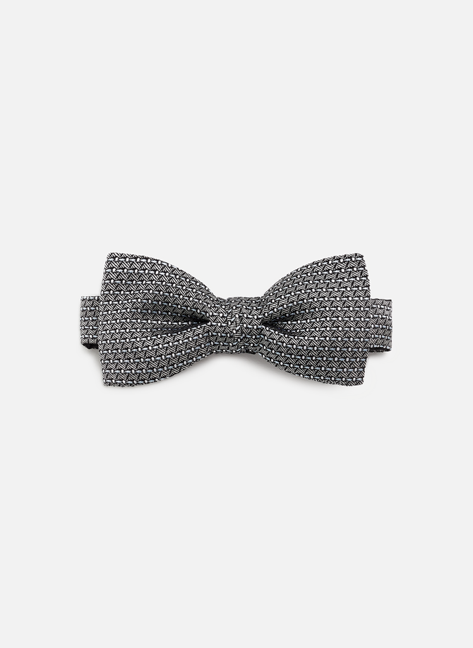 CERRUTI printed silk bow tie