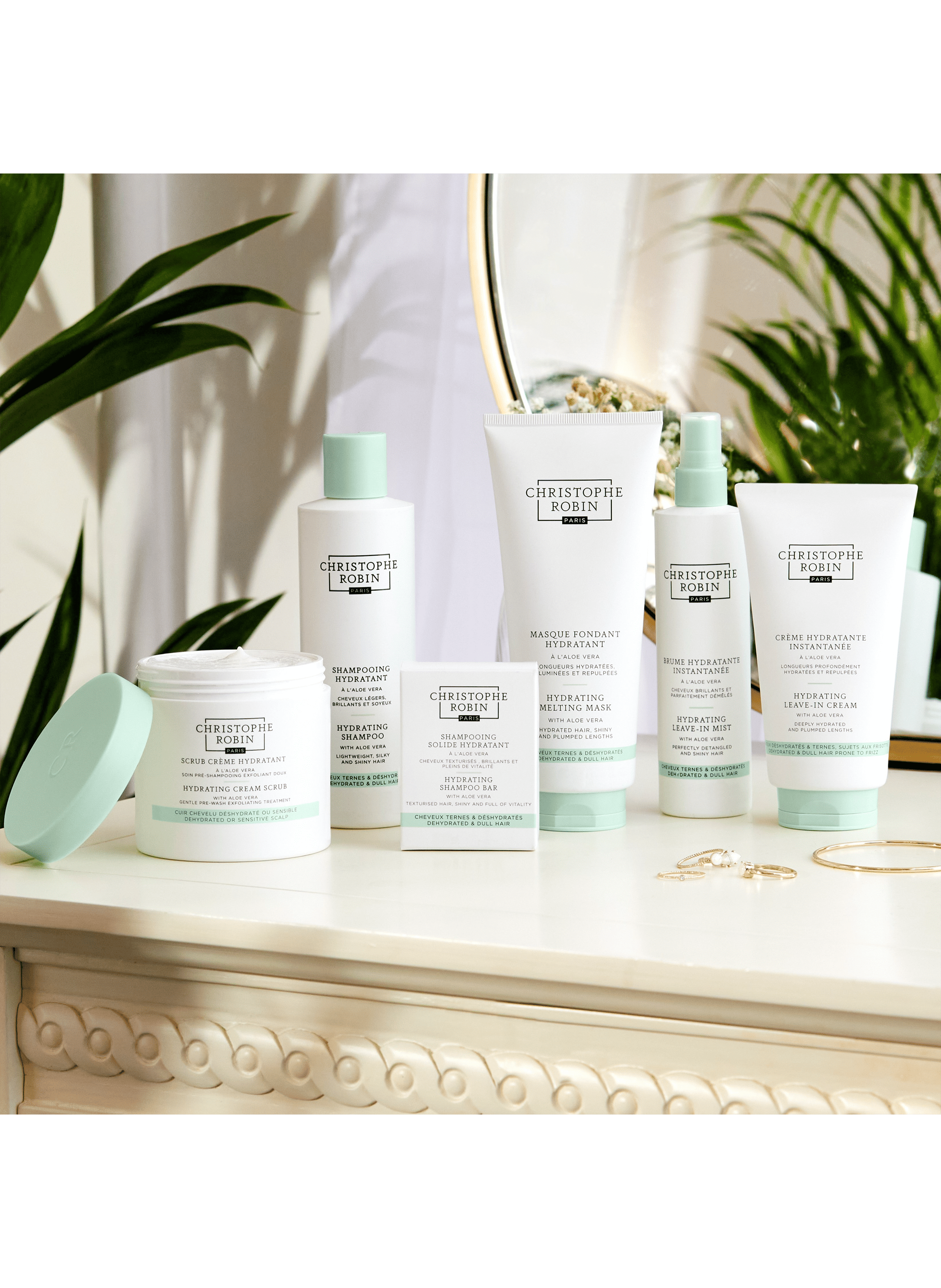 Shampooing solide hydratant à l'aloe vera CHRISTOPHE ROBIN No color