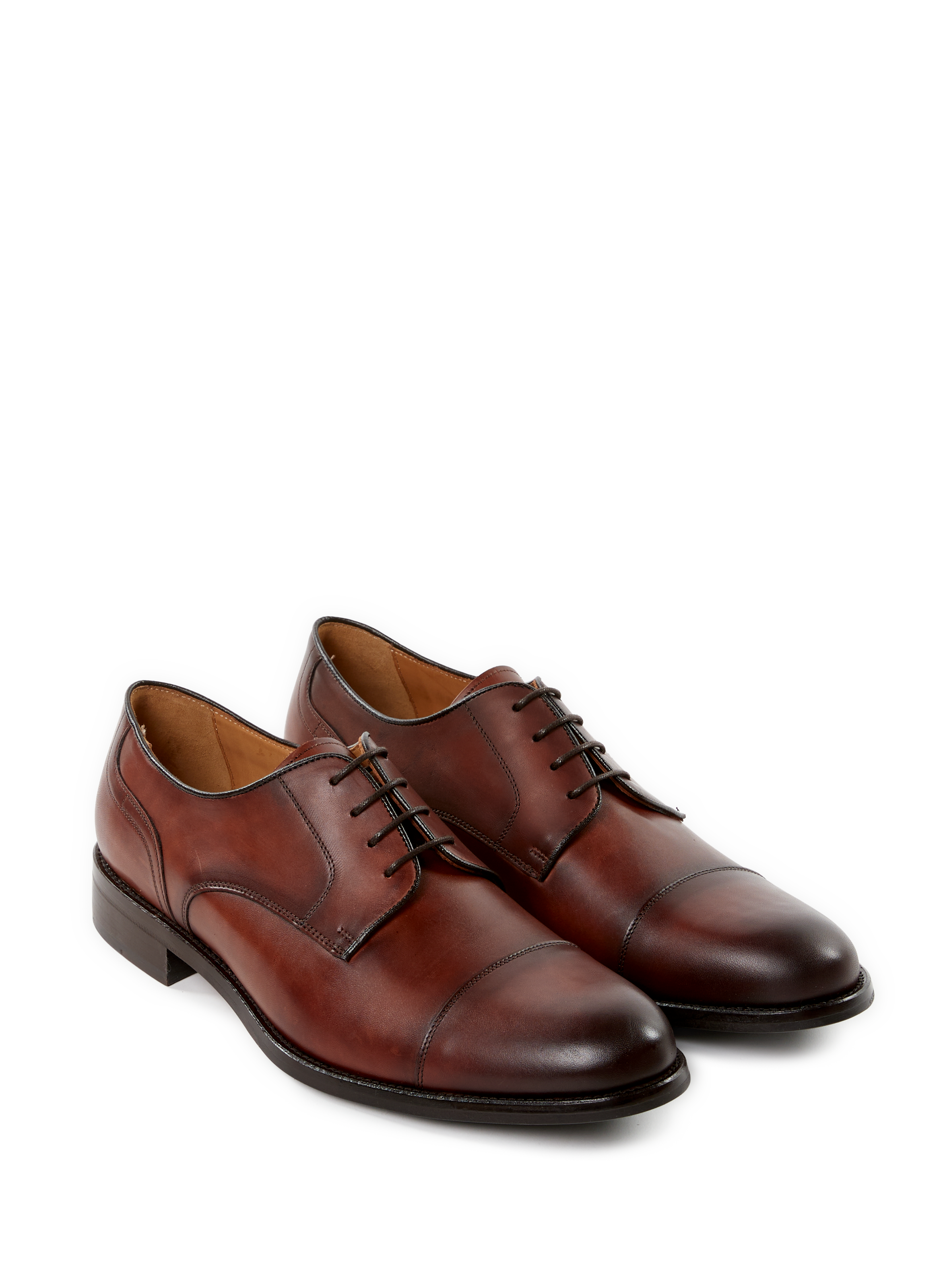 Derbies en cuir  HACKETT Marron