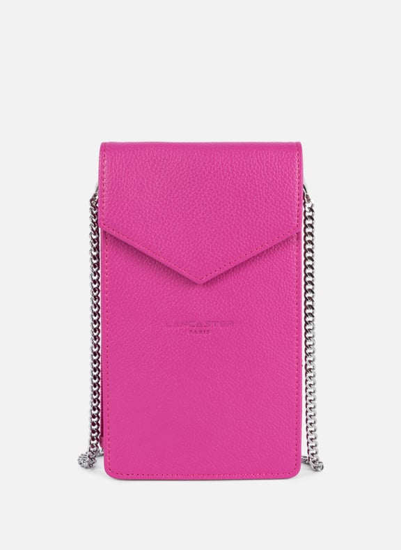 Smartphone holder - Foulonné PM Pink by LANCASTER LANCASTER Smartphone holder - Foulonné PM Pink