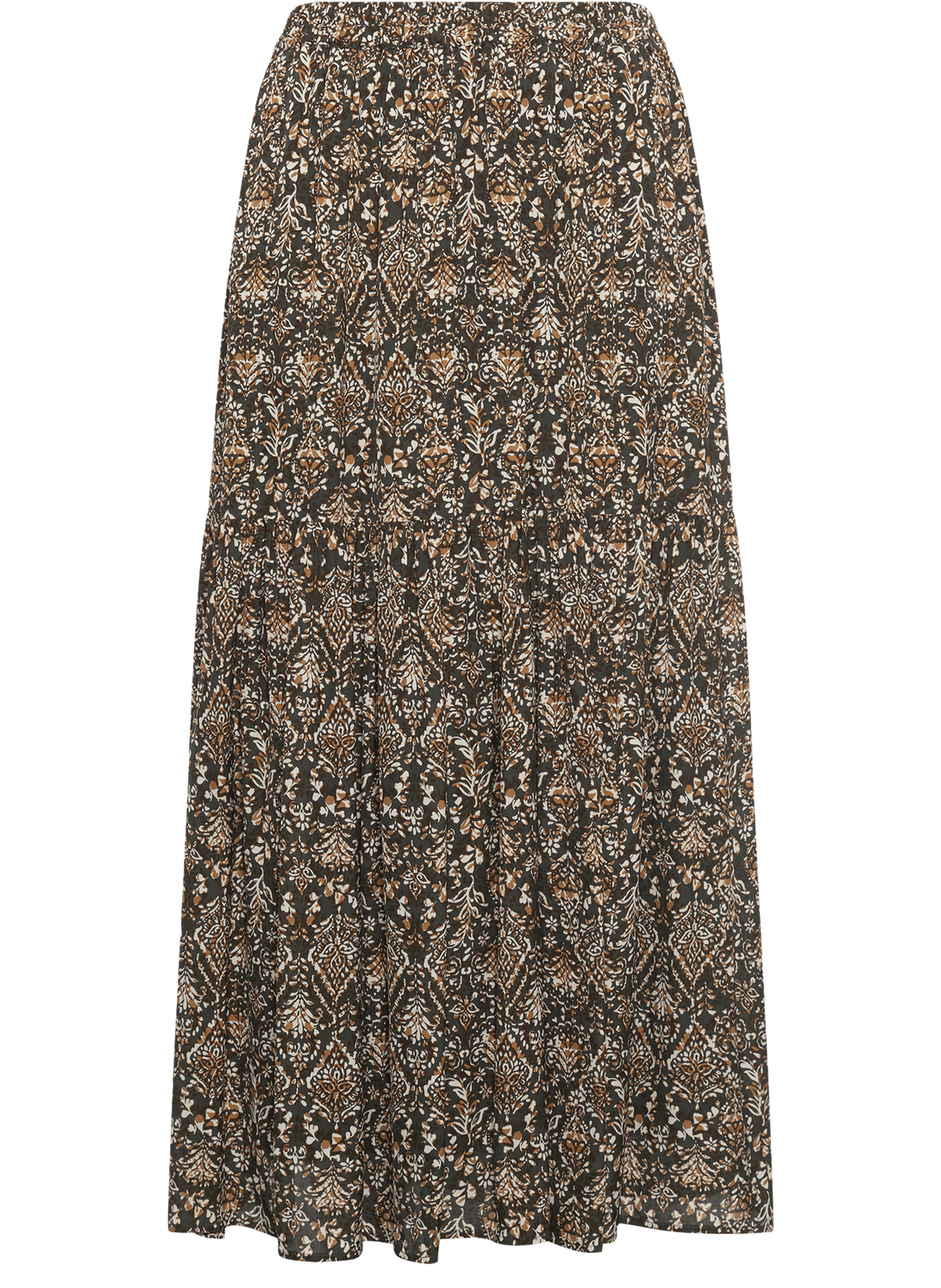 Jupe évasée imprimée - billie GERARD DAREL Kaki