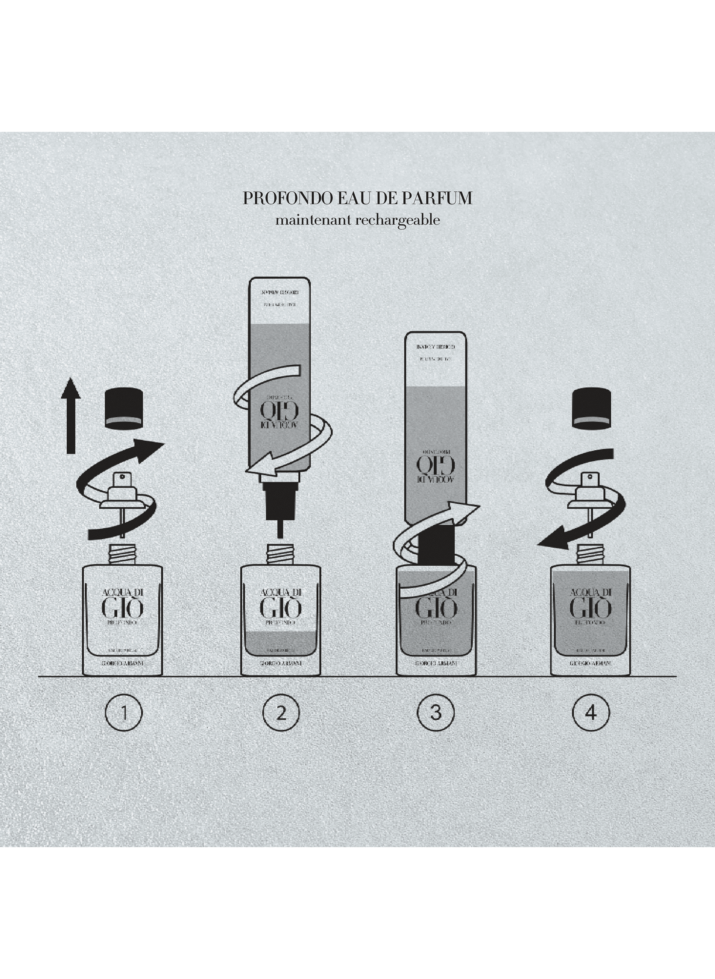 Acqua di Gio for Men - Rechargeable Eau de Parfum ARMANI No color