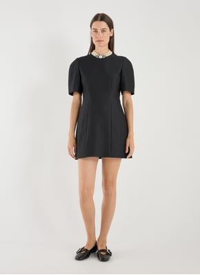 Short dress in wool and silk EENK Short dress in wool and silk EENK