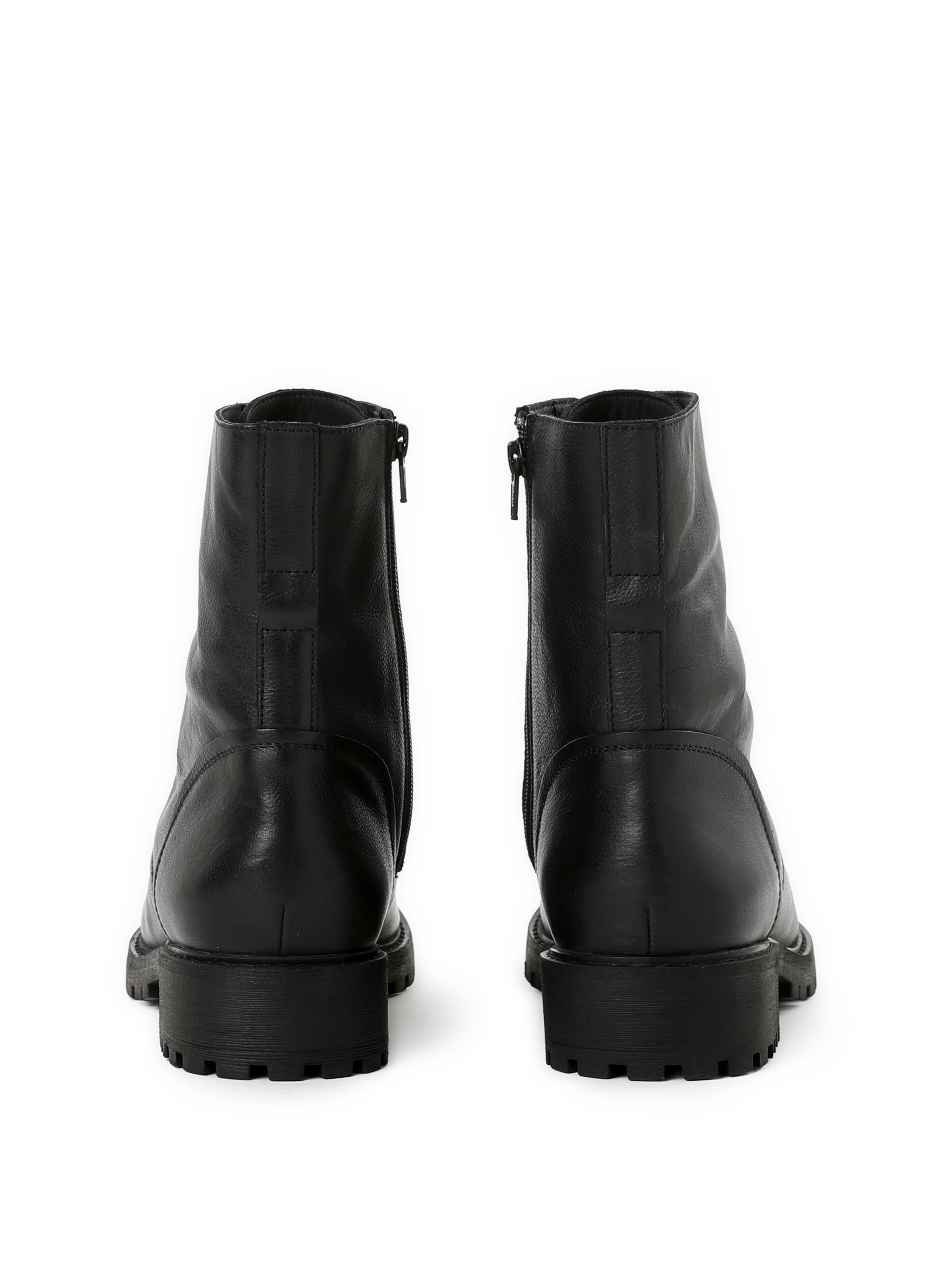 Hoara leather ankle boots GEOX Black