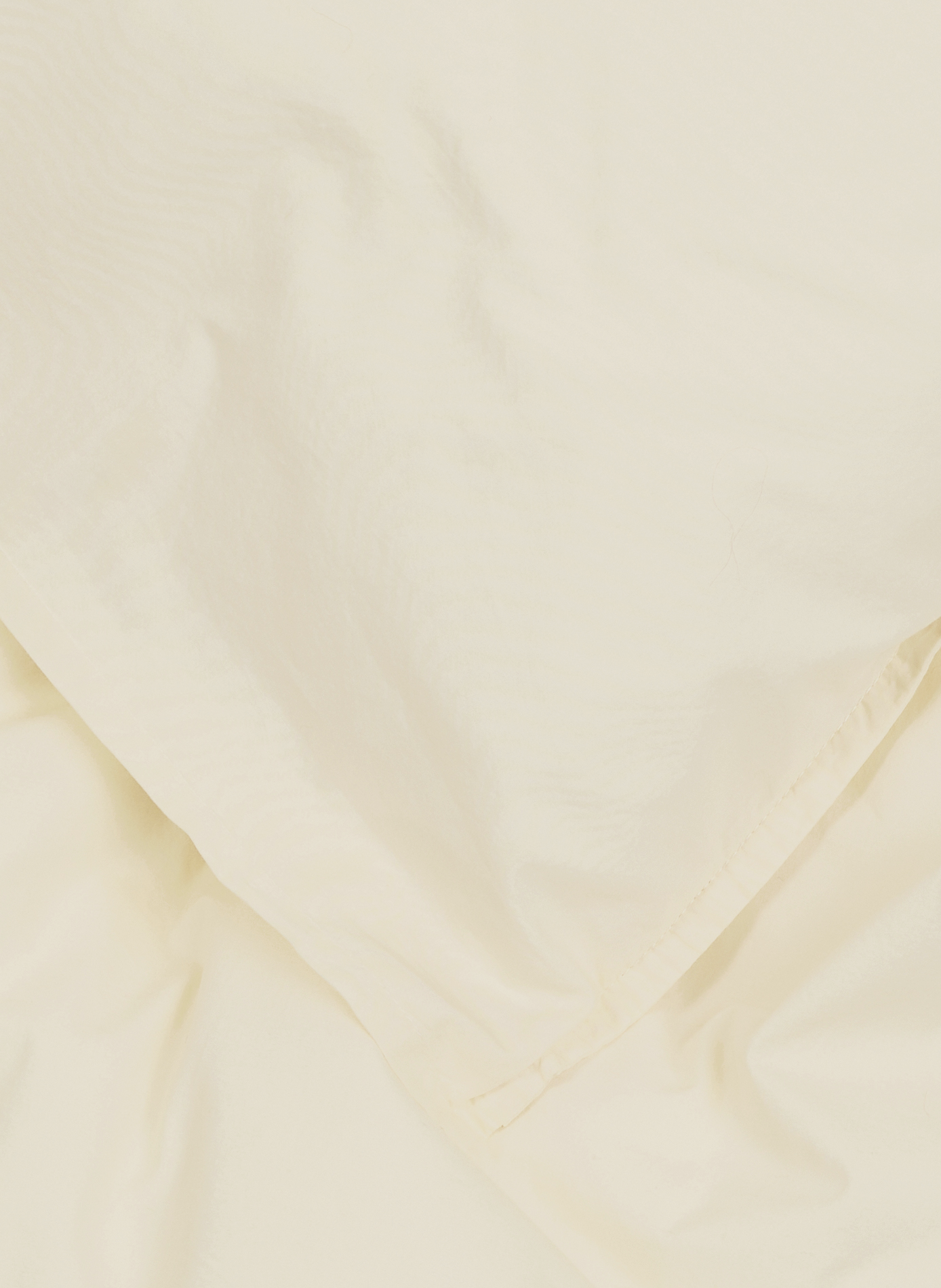 Housse de couette en percale lavée AU PRINTEMPS PARIS Beige