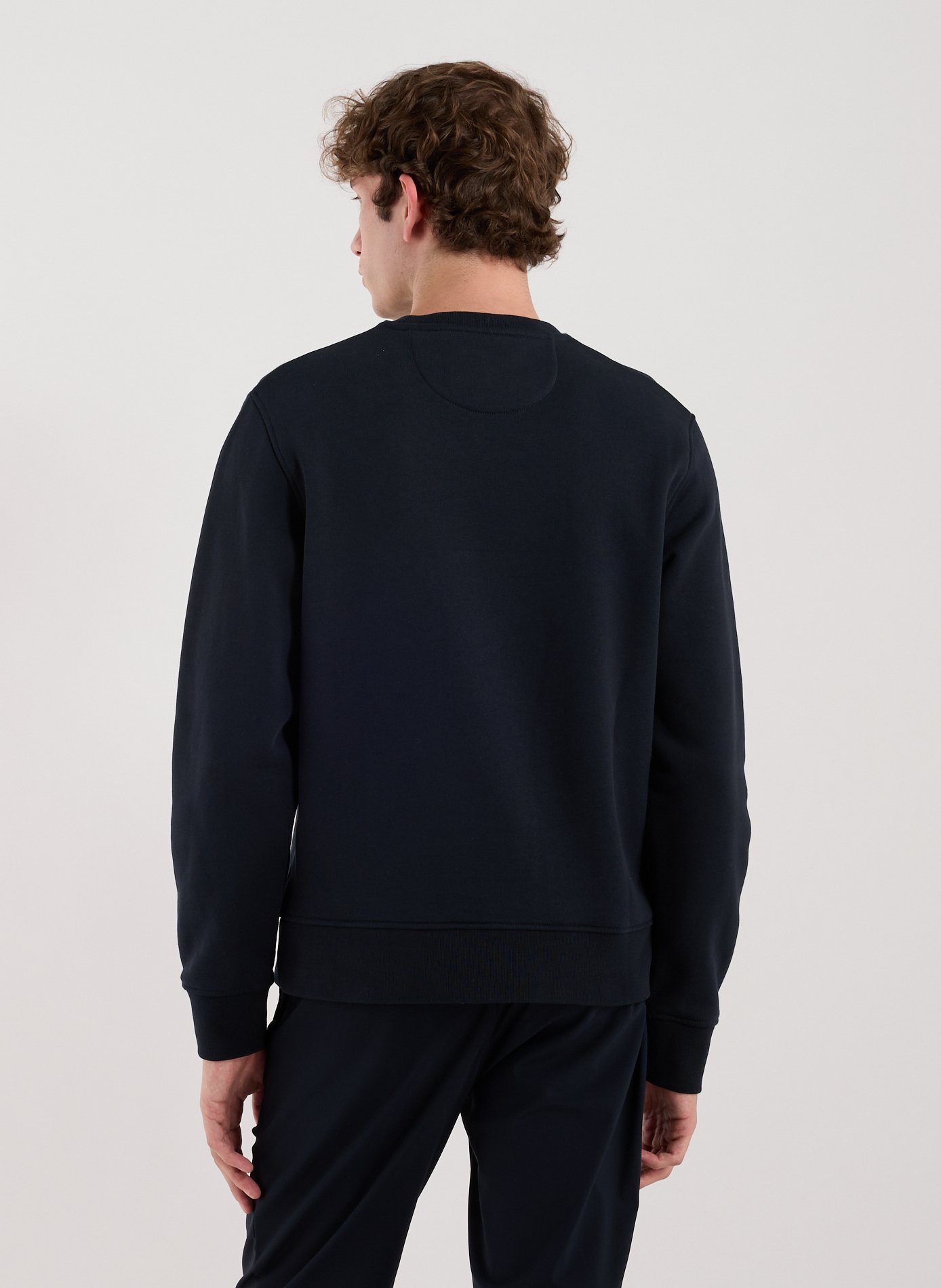 Plain cotton sweatshirt EDEN PARK Blue