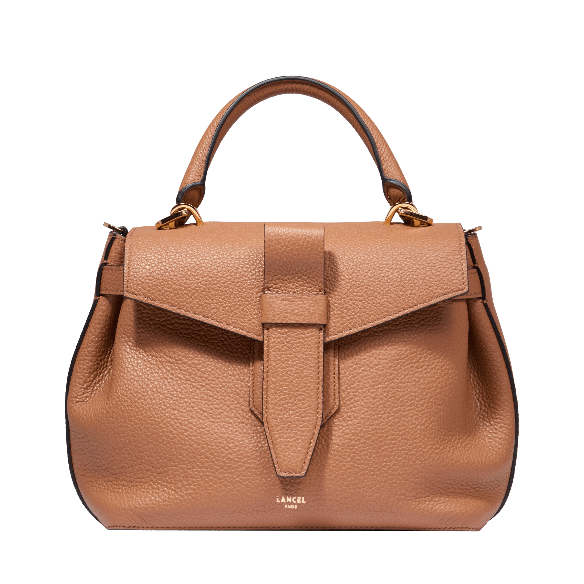 LANCEL Sac porté main s charlie de lancel en cuir Marron