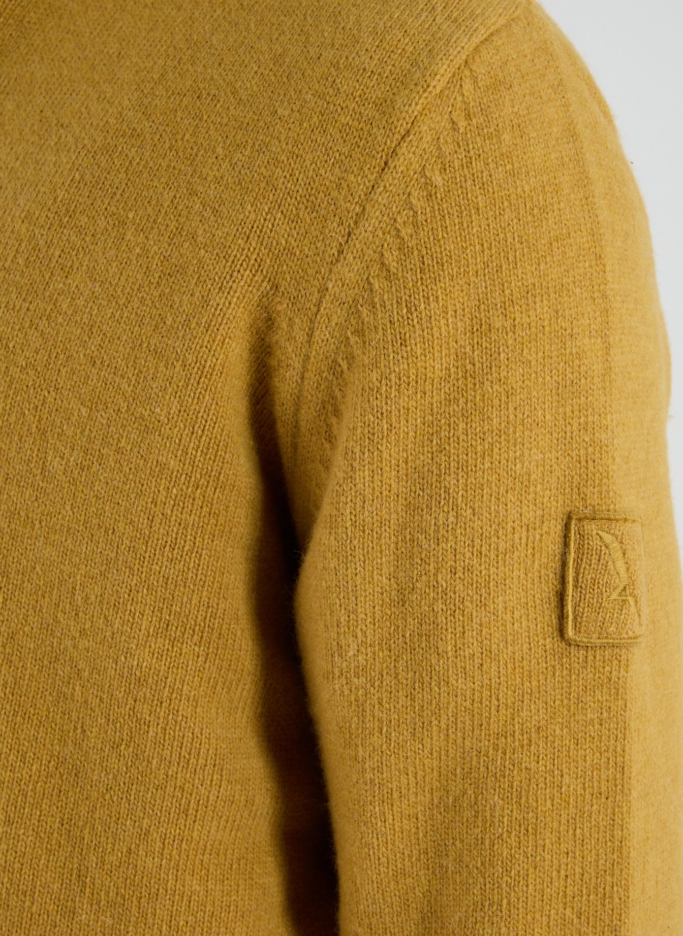 Pull col zippé en laine AIGLE Beige