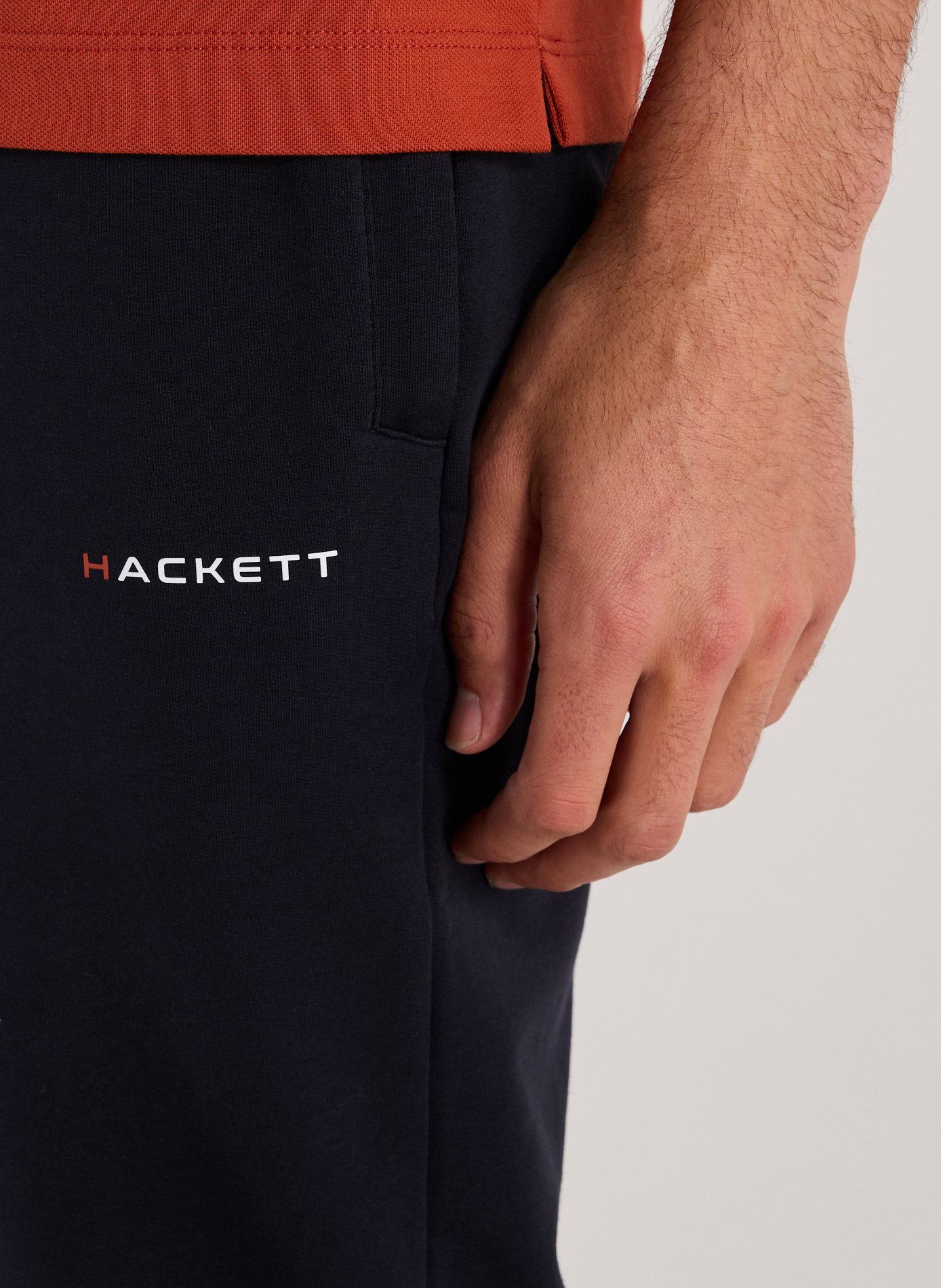 Cotton-blend joggers HACKETT Blue