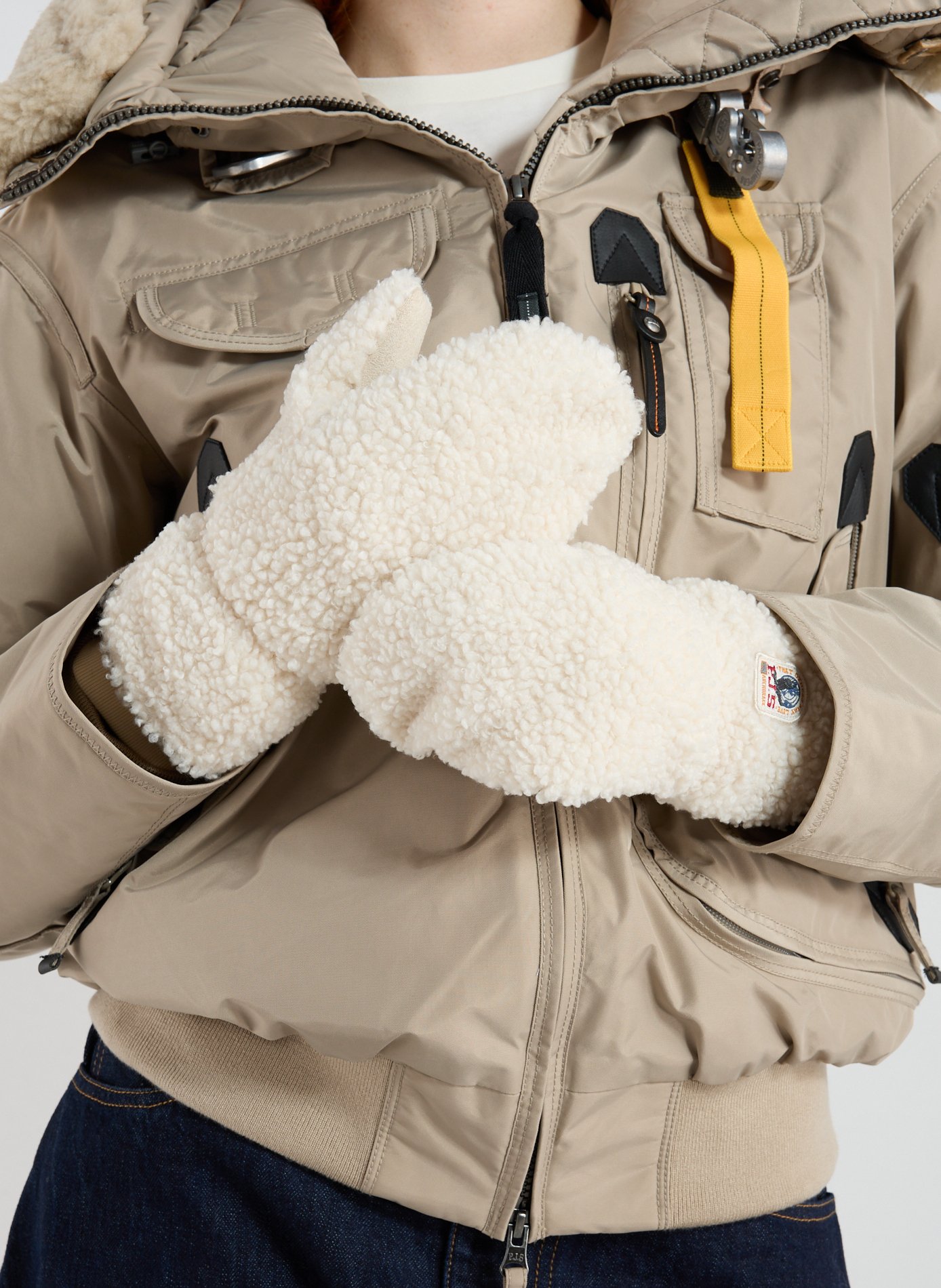 Moufles en polaire PARAJUMPERS Beige