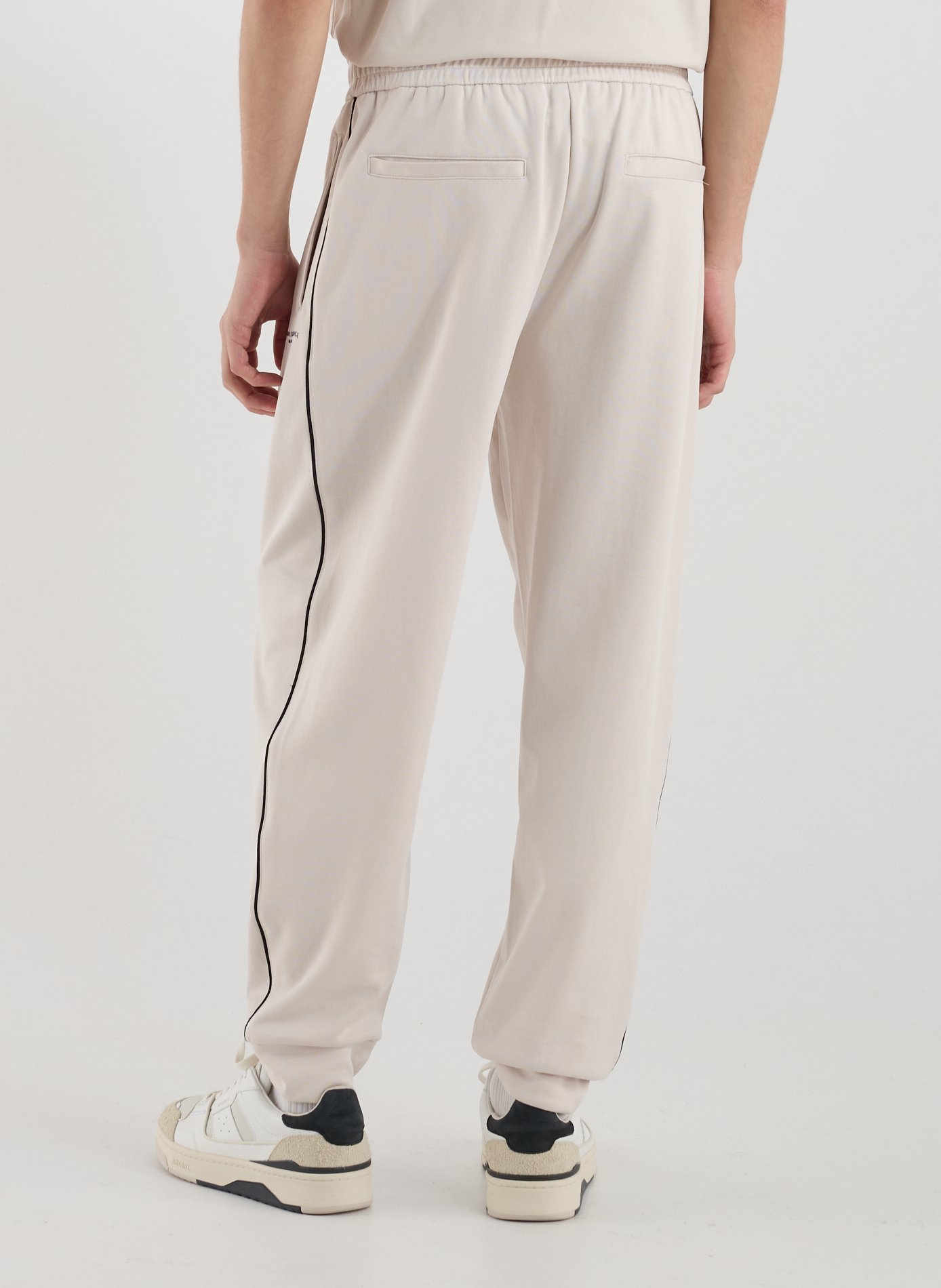 Jogger pants with contrasting piping ARMANI EXCHANGE Brown