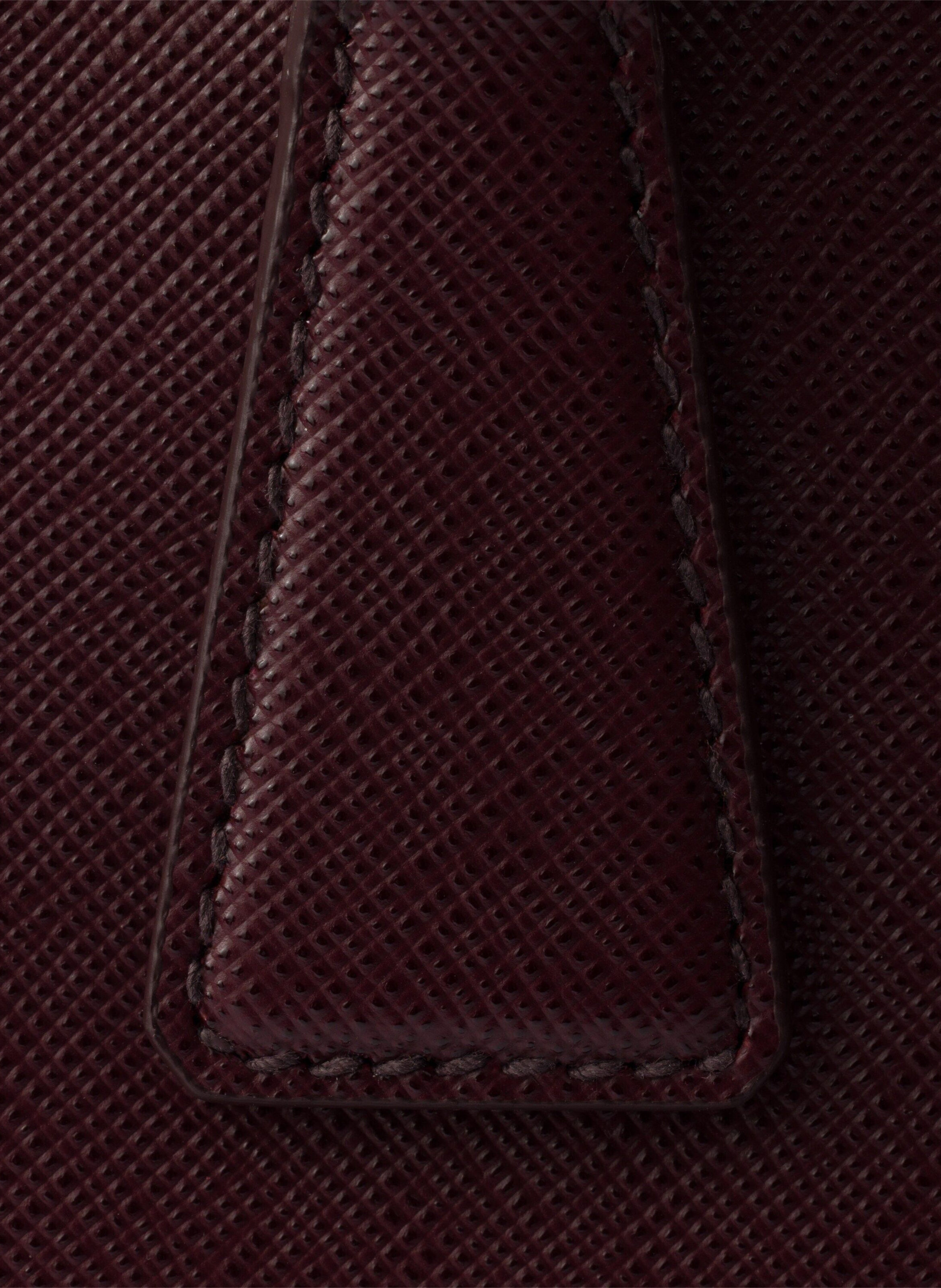 Sac prada galleria en cuir saffiano PRADA Rouge