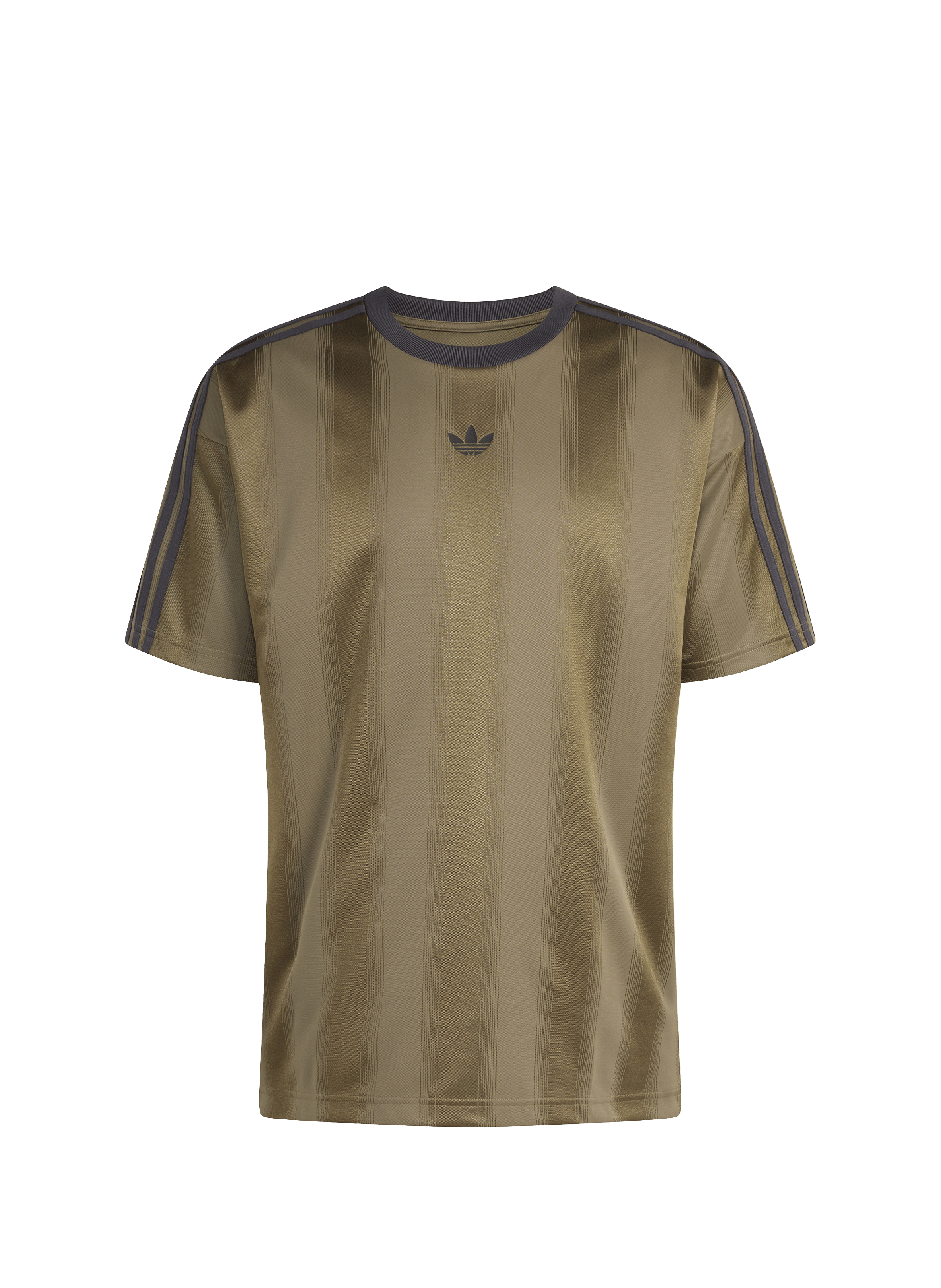 T-shirt Jacquard à rayures  ADIDAS Marron