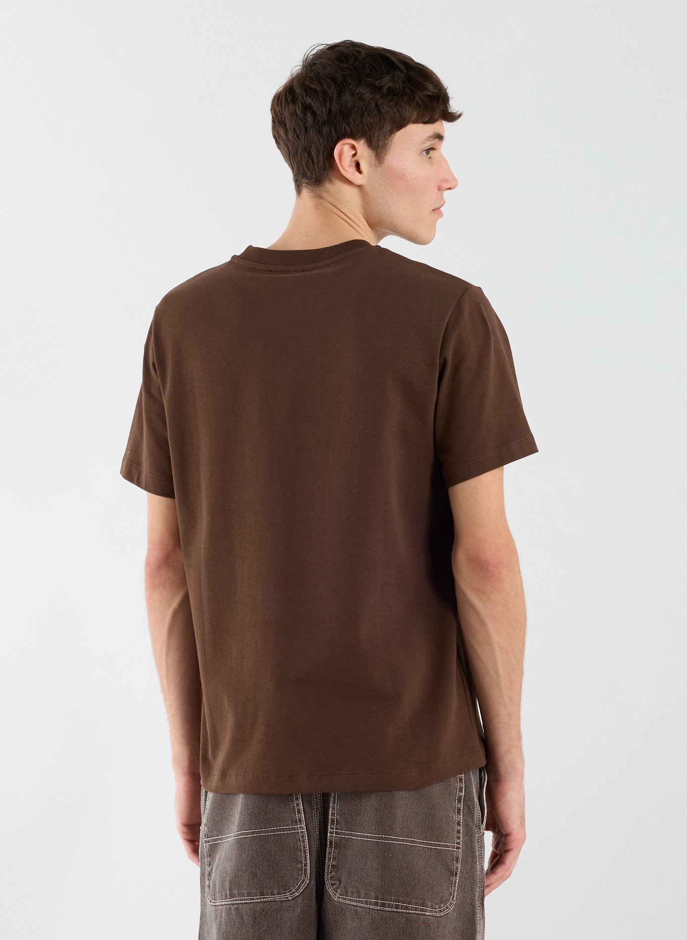 Classic Cotton T-Shirt A.P.C. Brown