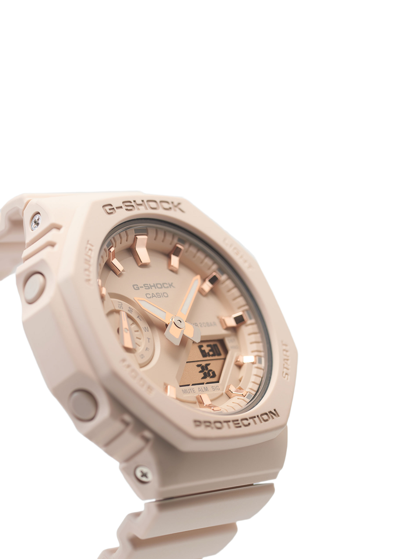 Montre G-SHOCK analogique en résine Rose