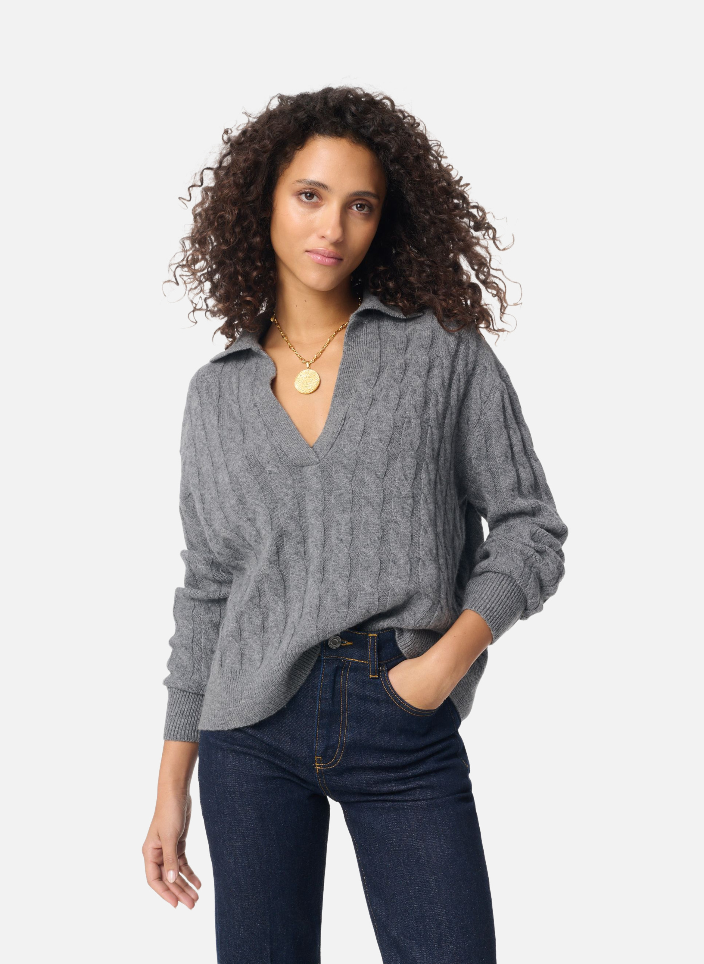 Pull glenda VANESSA BRUNO Gris