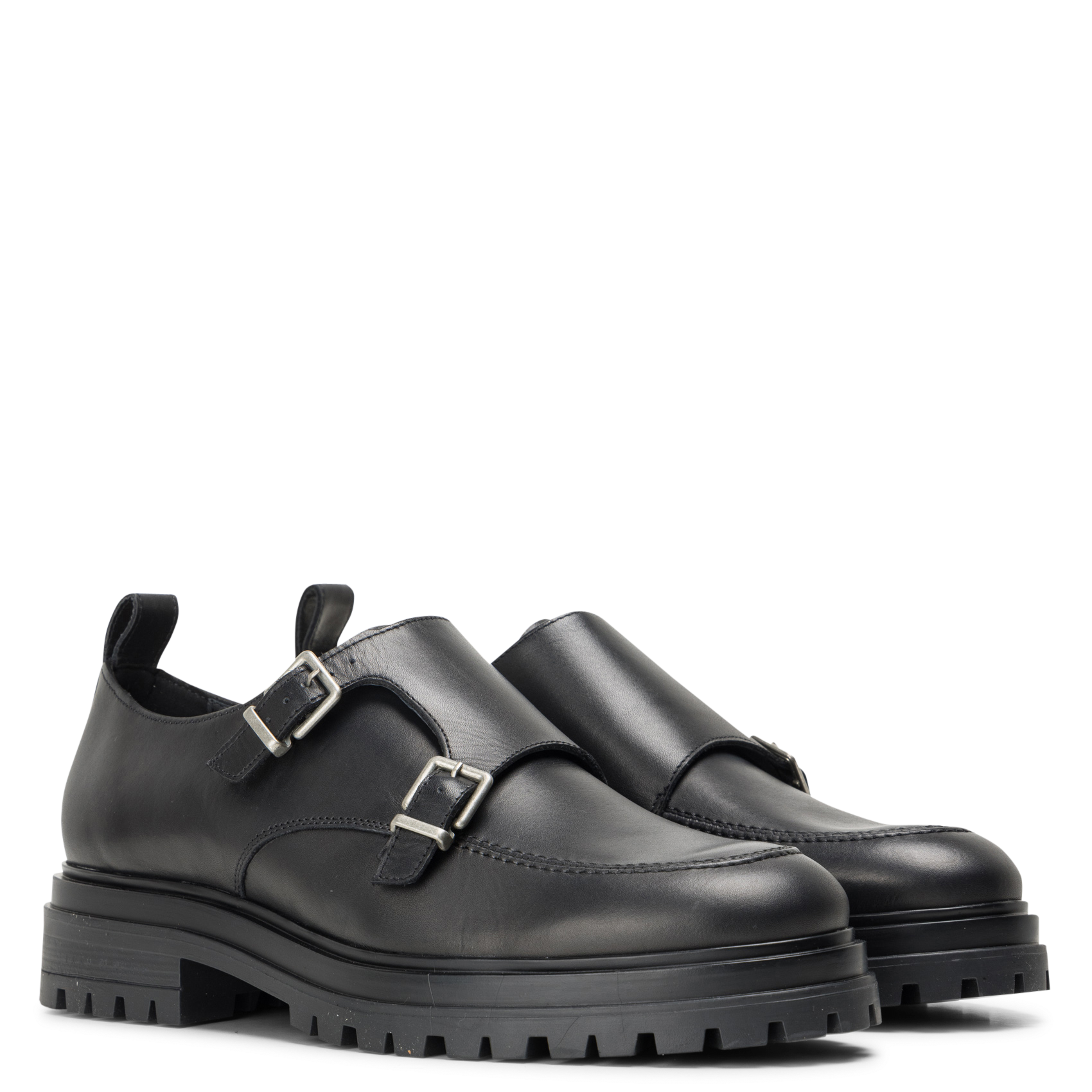 Derbies en cuir IKKS Noir