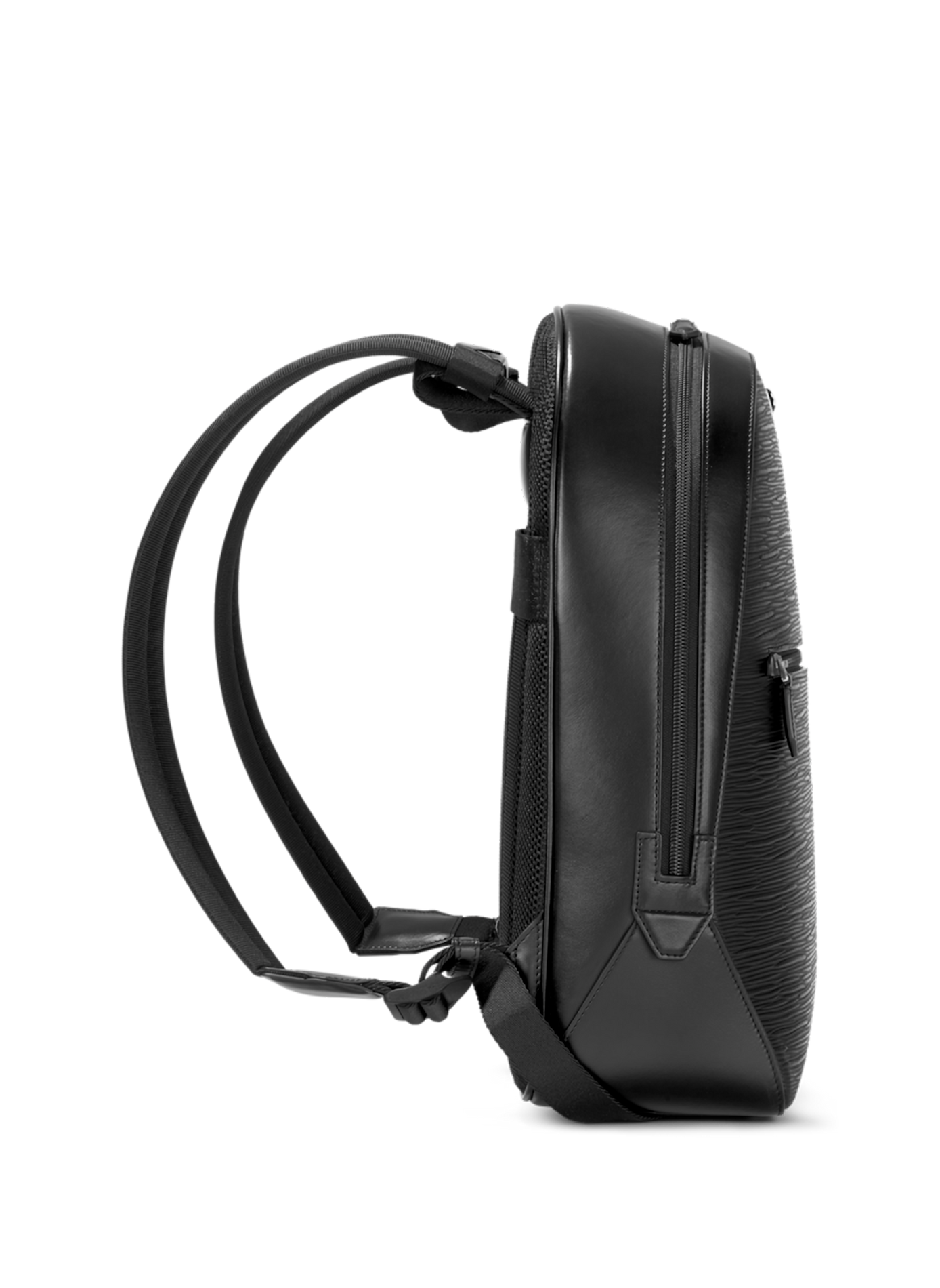 Leather backpack MONTBLANC Black