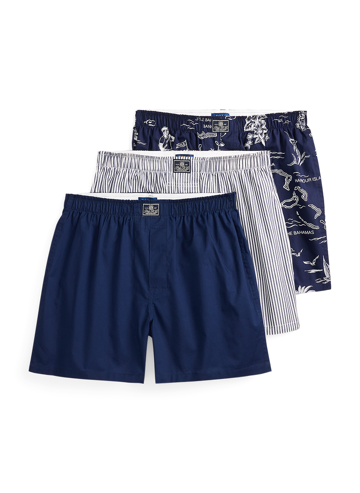 Pack of three boxers  POLO RALPH LAUREN Multicolour